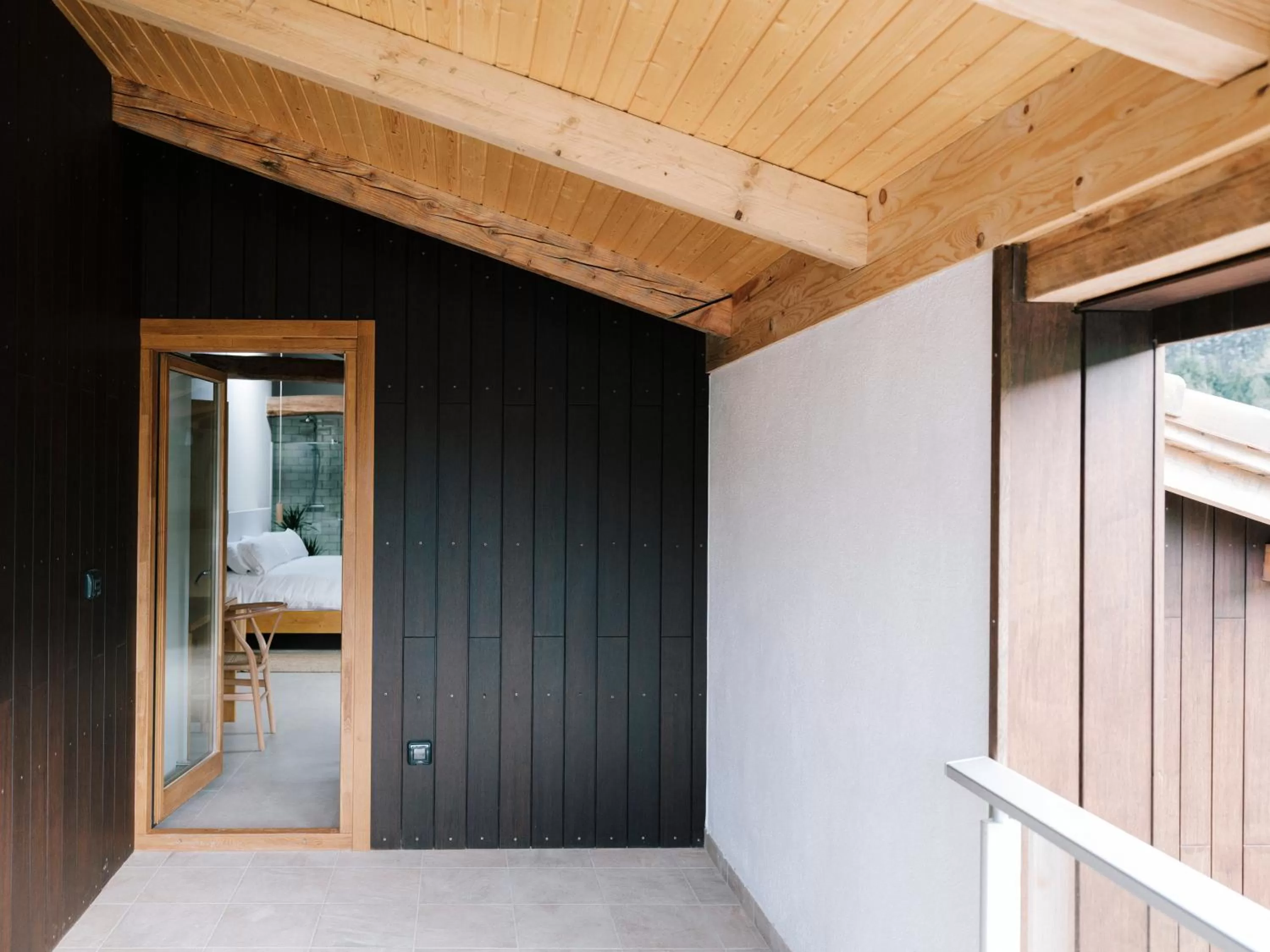 Balcony/Terrace in Hotel Nafarrola - Gastronomy & Wine