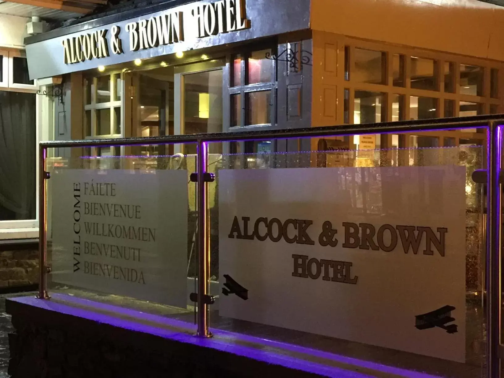 Facade/entrance in Alcock & Brown Hotel