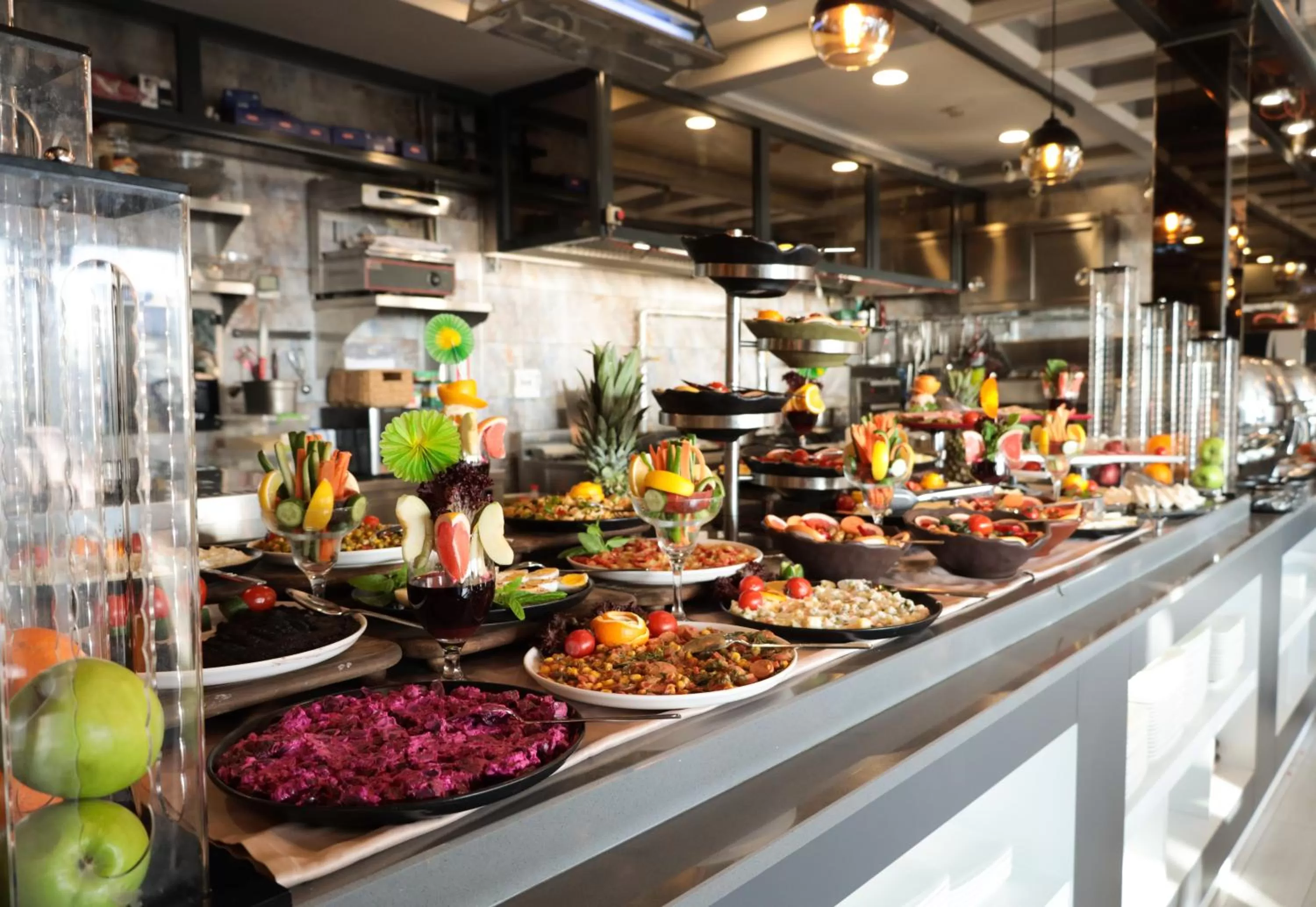 Buffet breakfast in Skalion Hotel