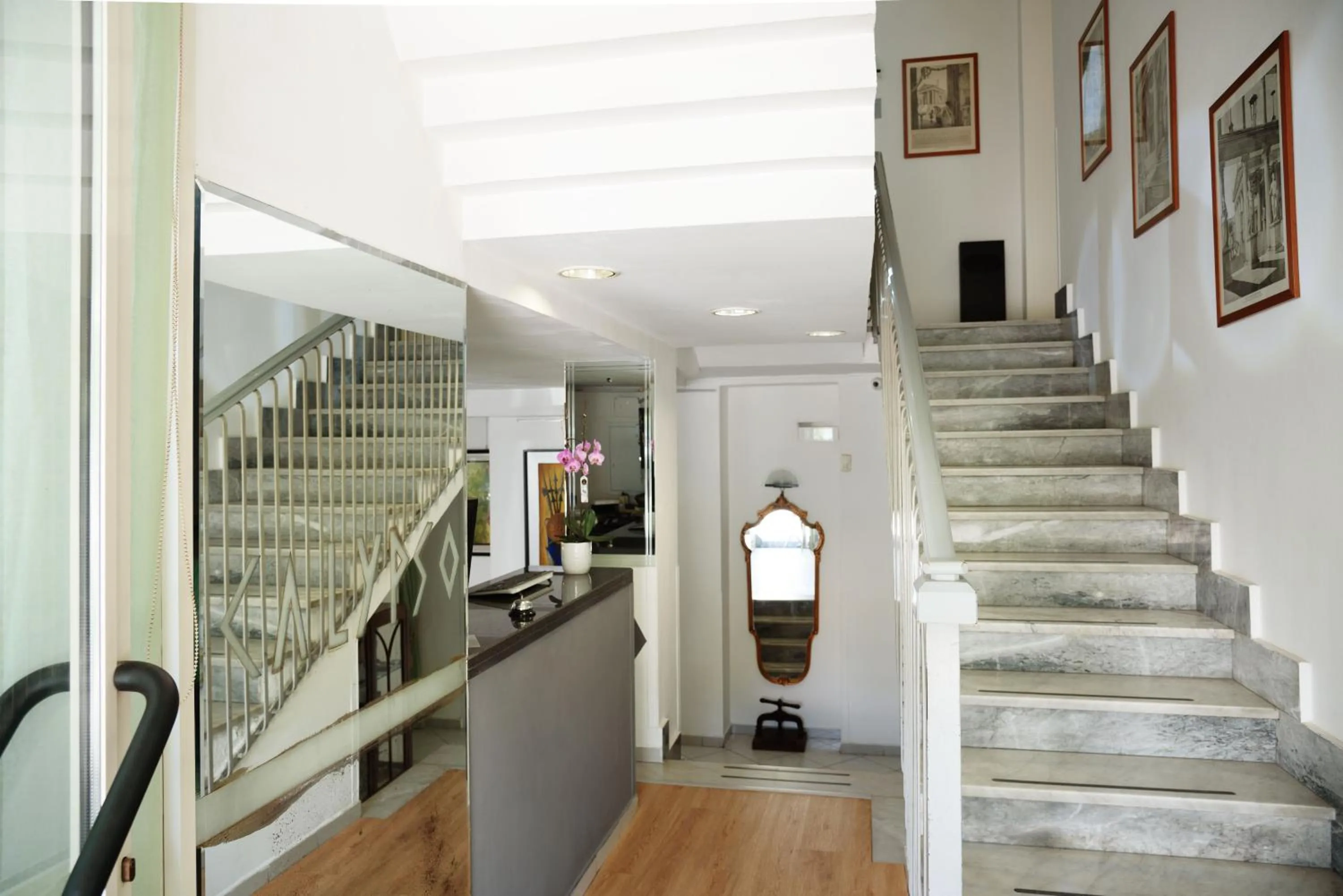 Lobby or reception in Hotel Calypso