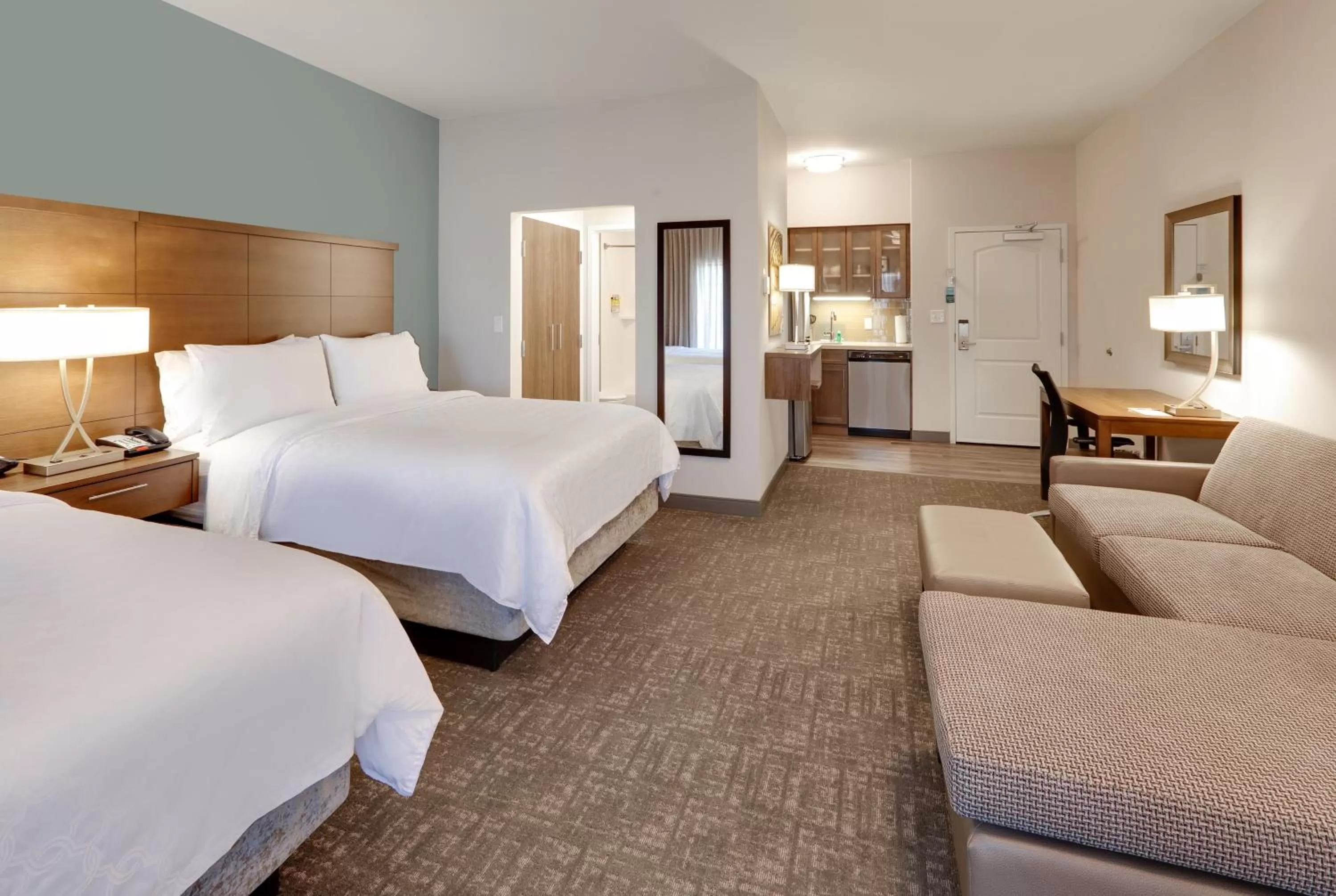 Photo of the whole room, Bed in Staybridge Suites - Oklahoma City - Downtown by IHG