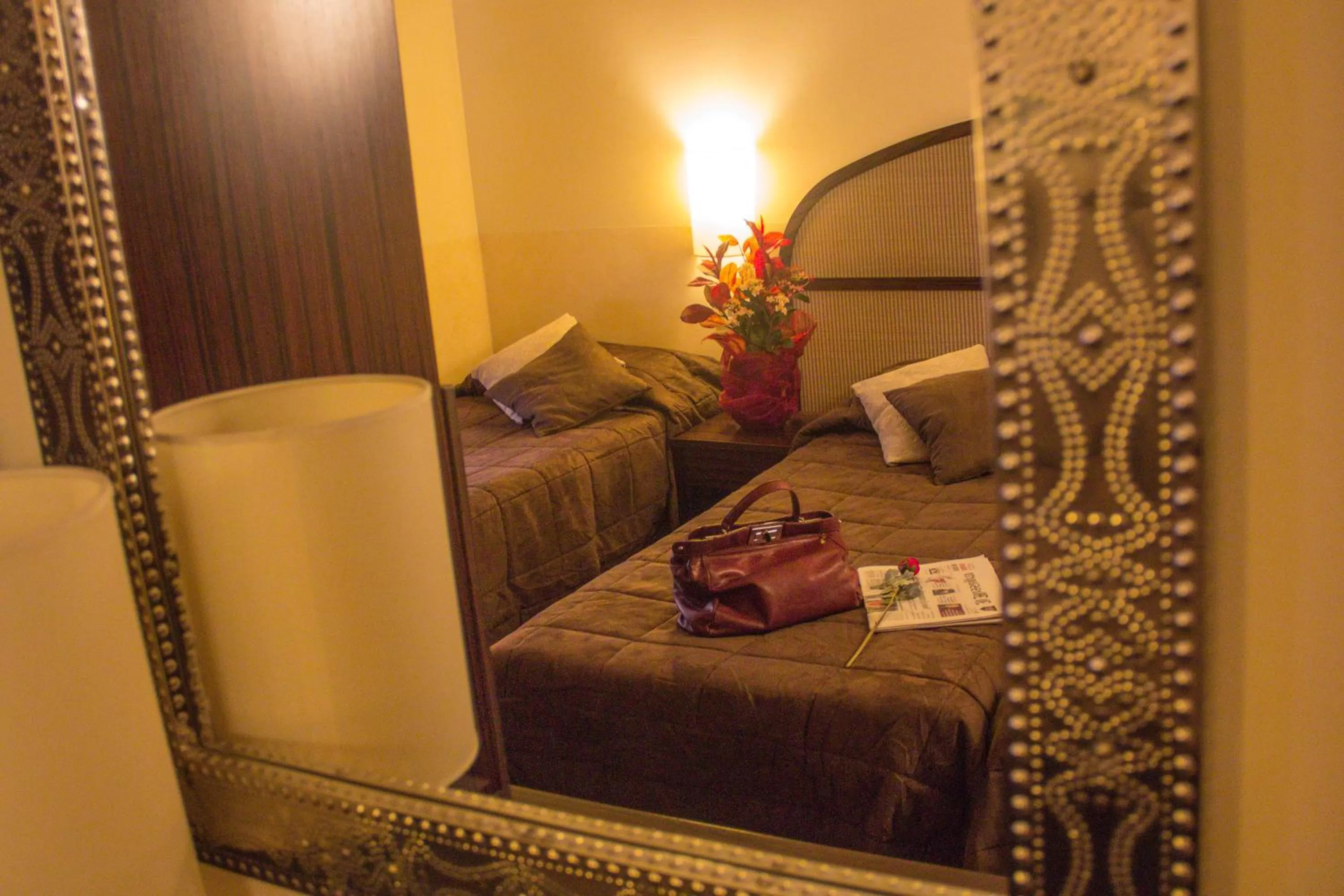 Bed in Hotel Novecento