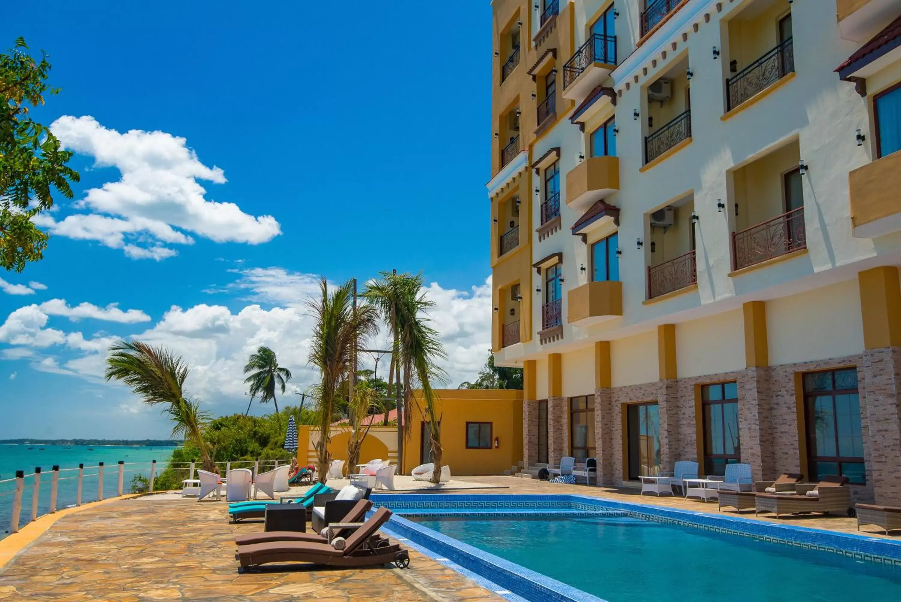 Swimming pool, Property Building in Golden Tulip Zanzibar Resort