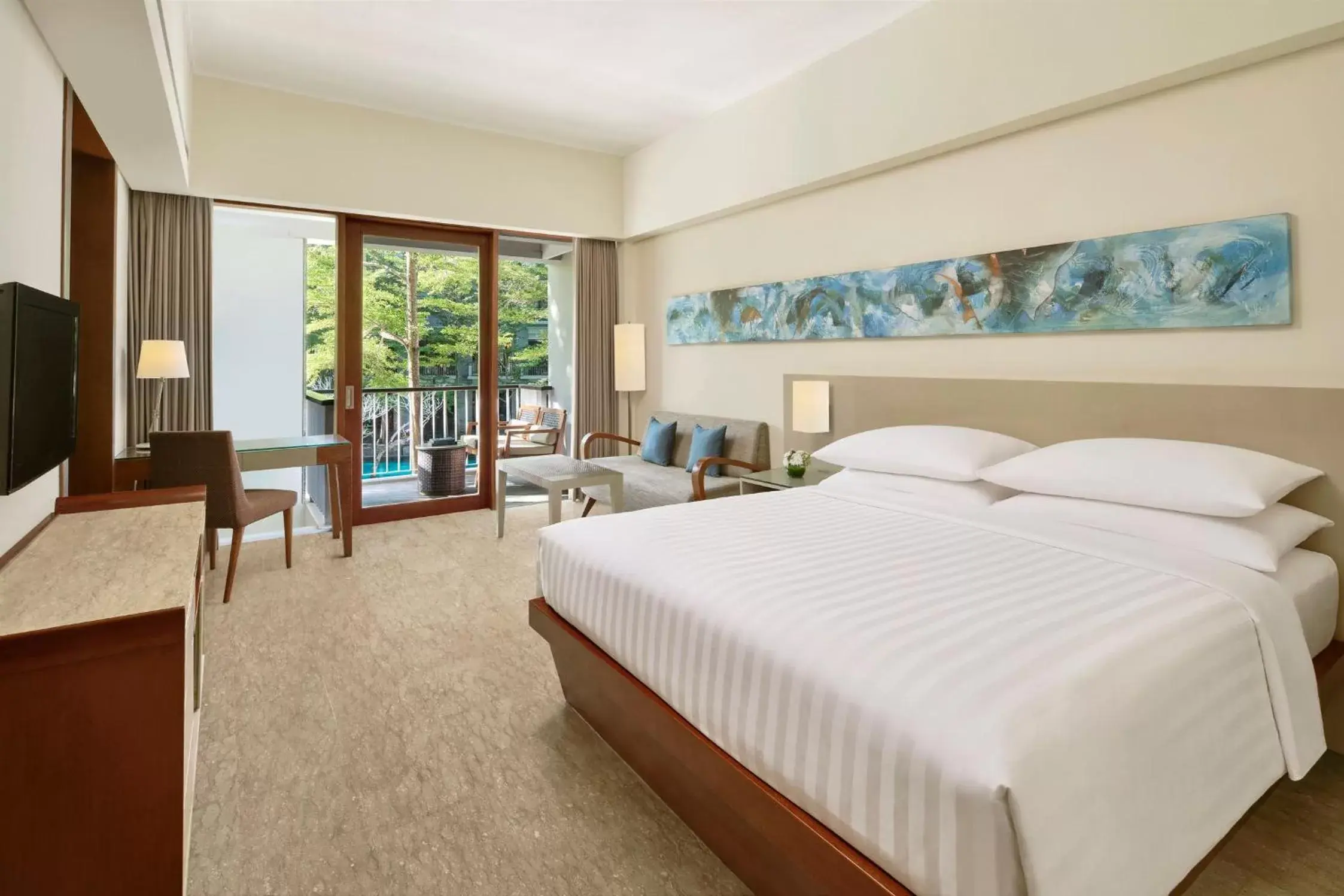 Bed in Courtyard by Marriott Bali Nusa Dua Resort