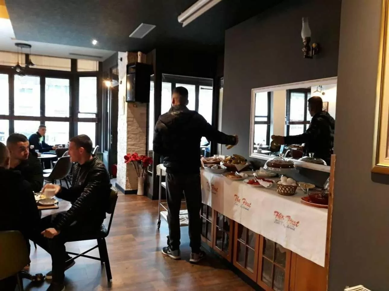 Breakfast in Hotel The First