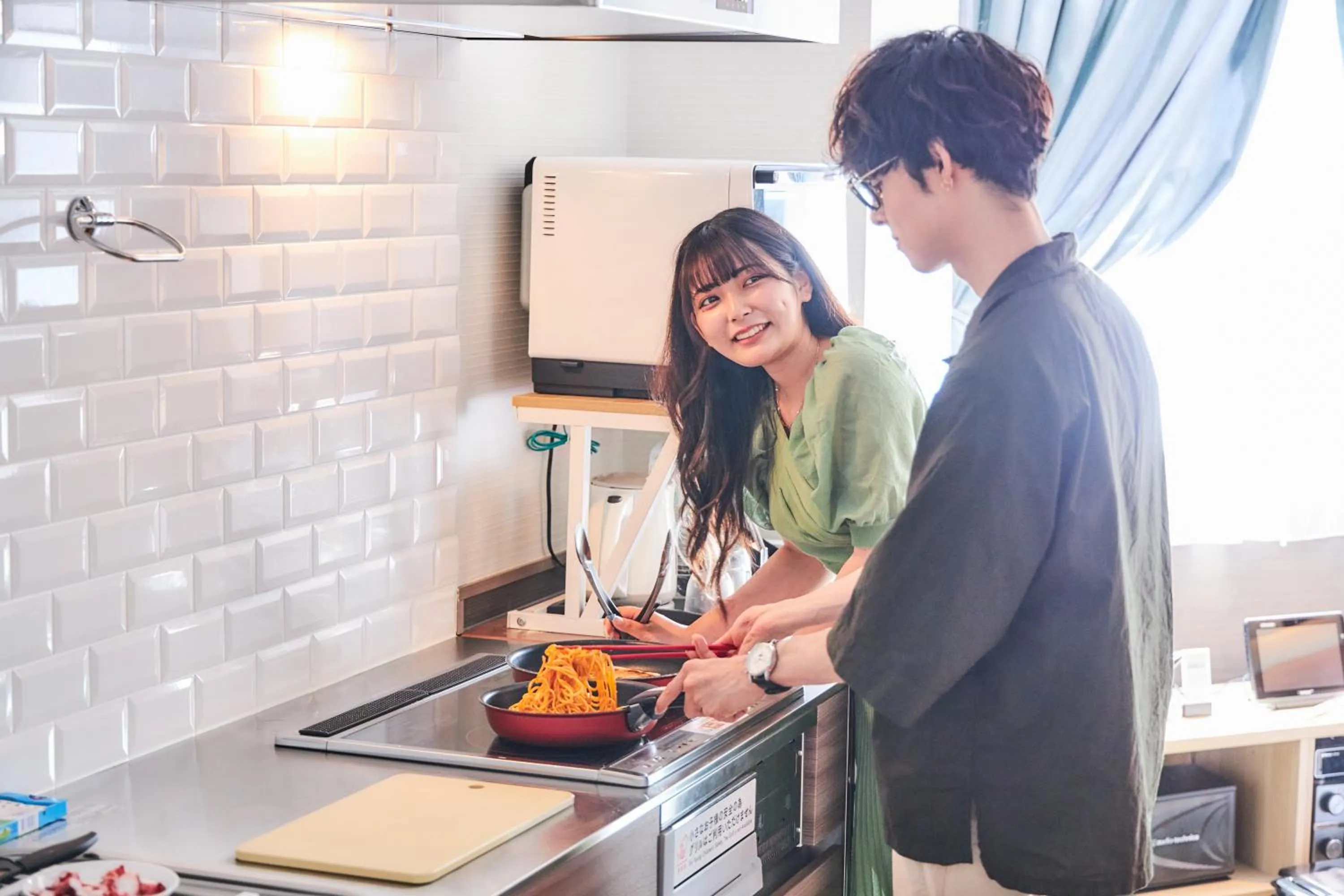 Kitchen or kitchenette in Hotel Pasela Living Shinjuku