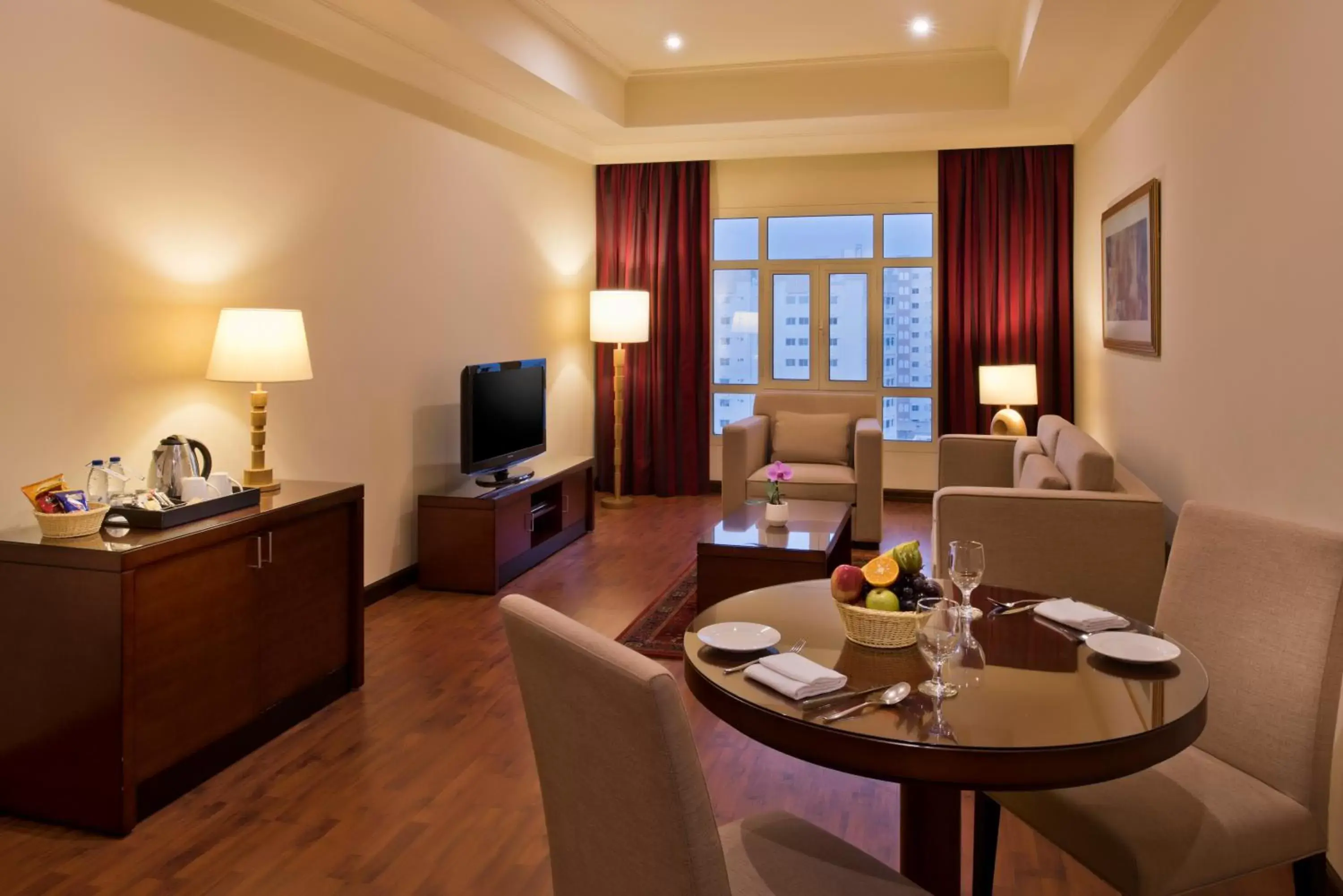 Living room in Concorde Hotel Doha
