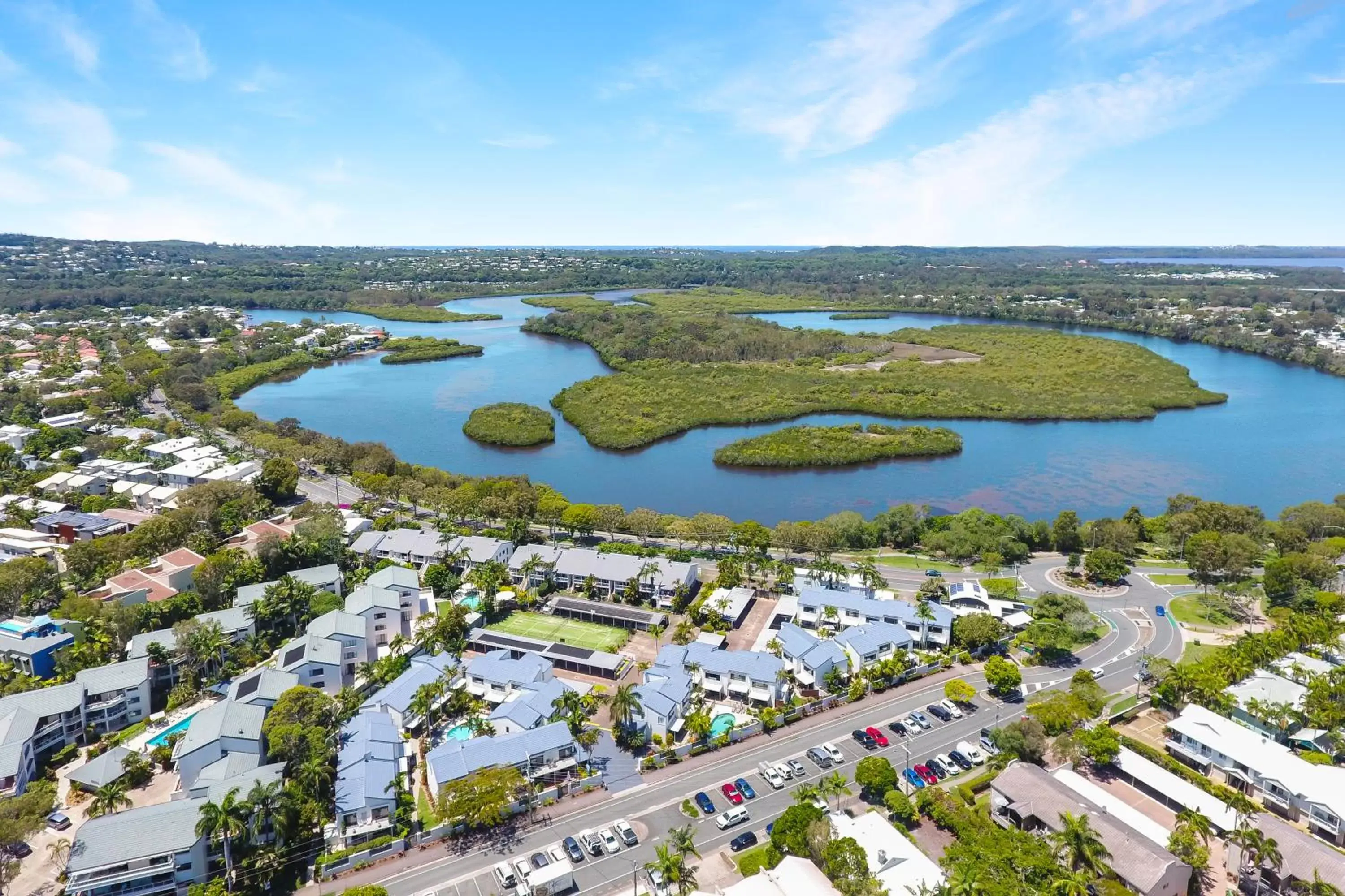 Bird's eye view, Bird's-eye View in Noosa Place Resort