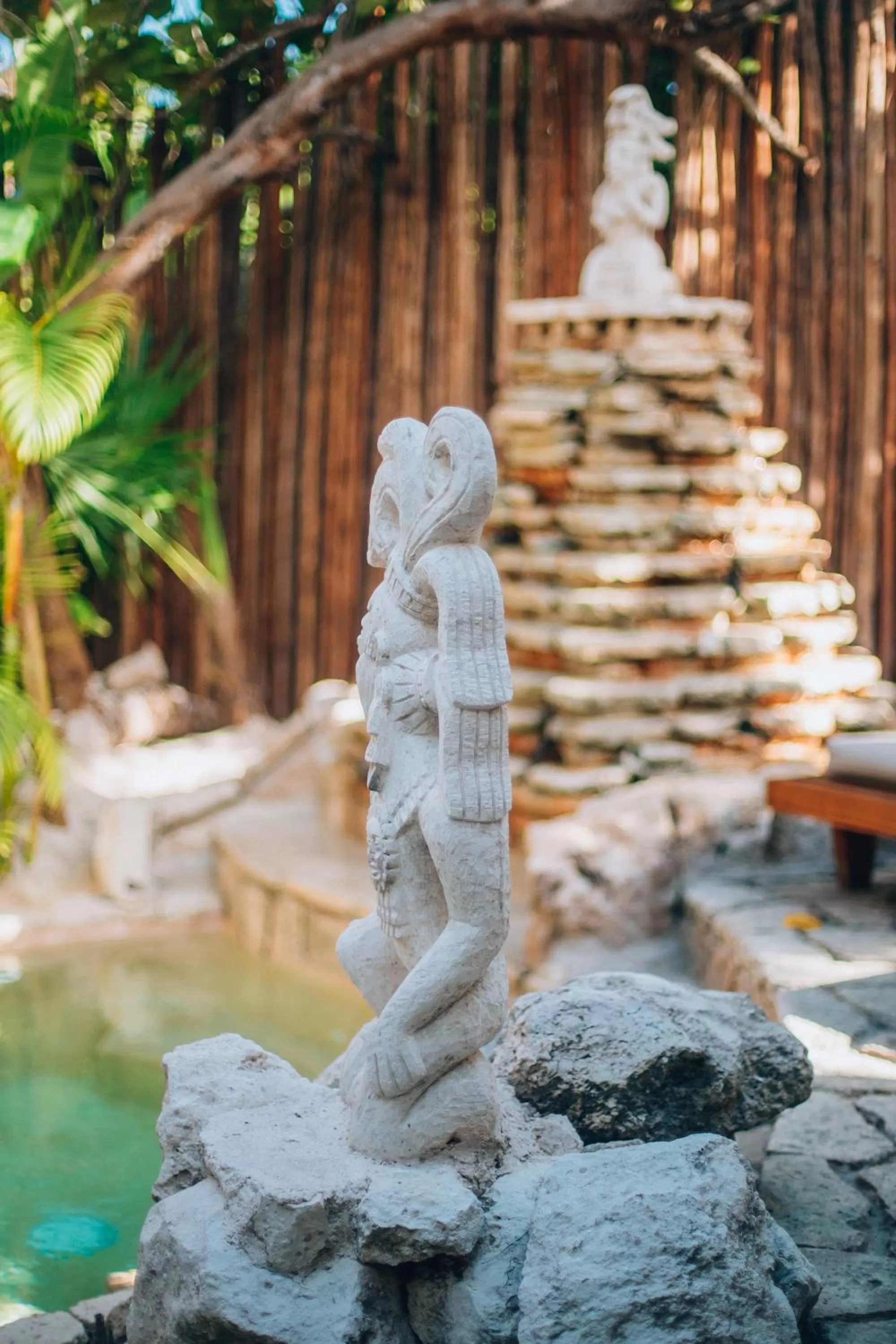 Decorative detail in Ikal Tulum Hotel