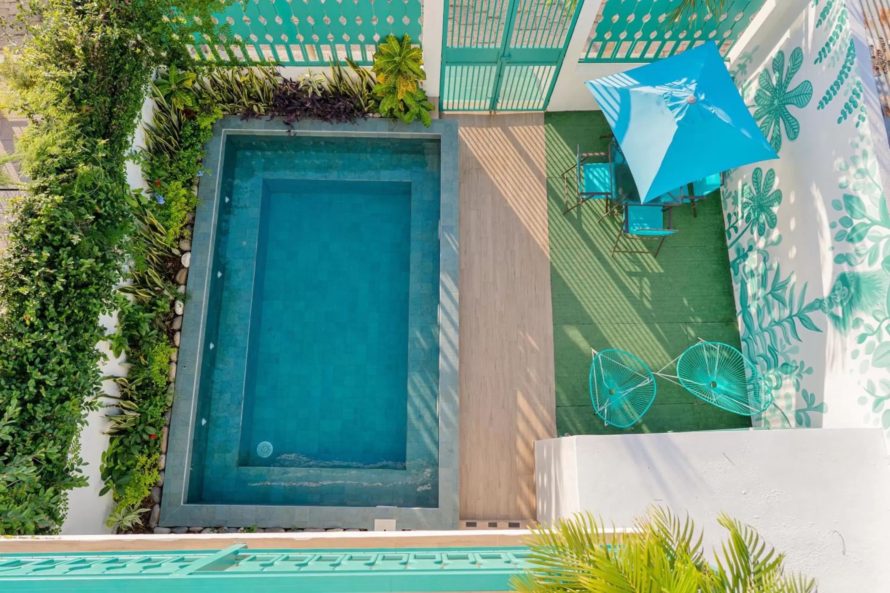 Swimming pool in Hotel Casa Turquesa