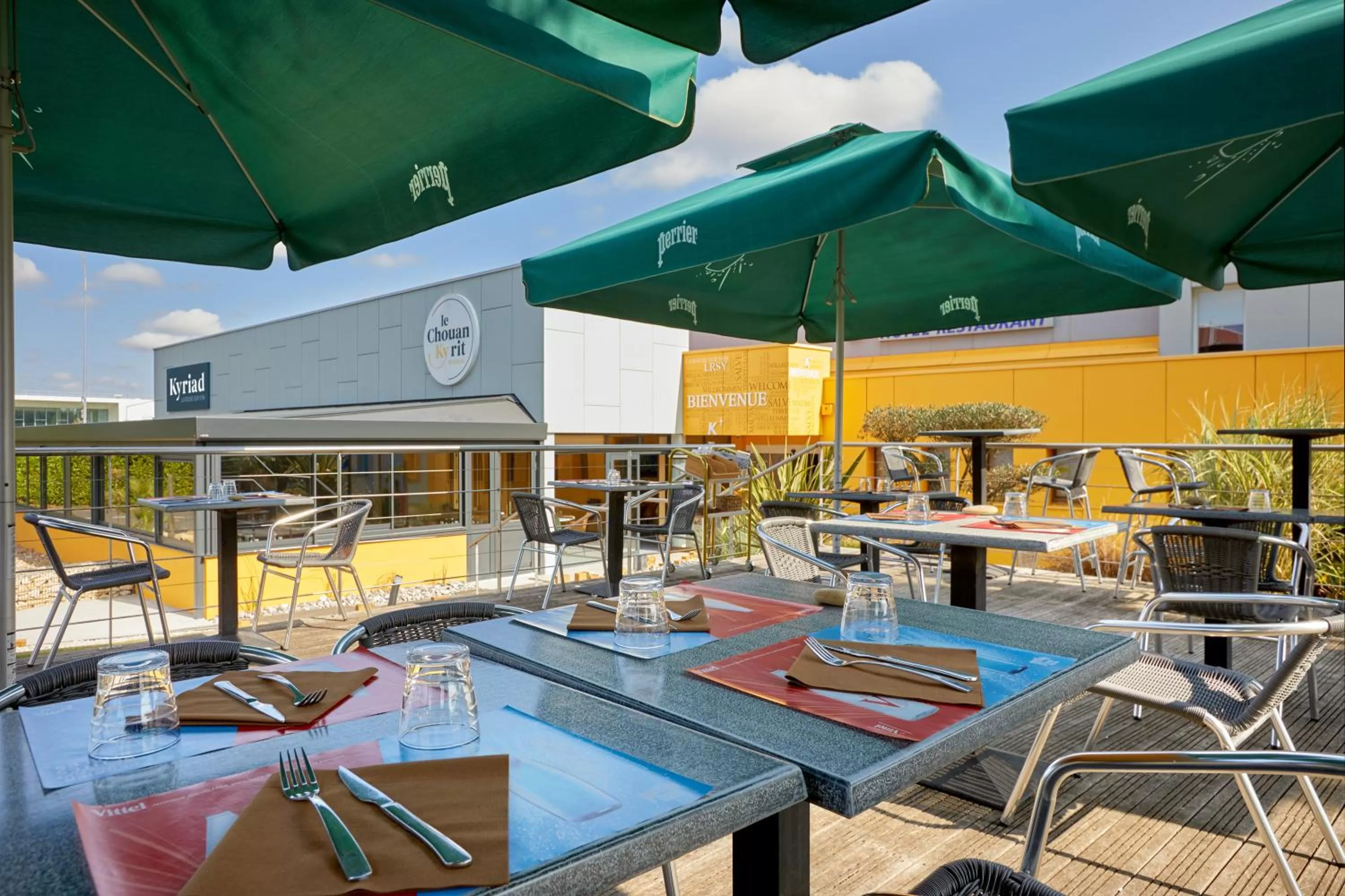 Patio in Kyriad La Roche Sur Yon