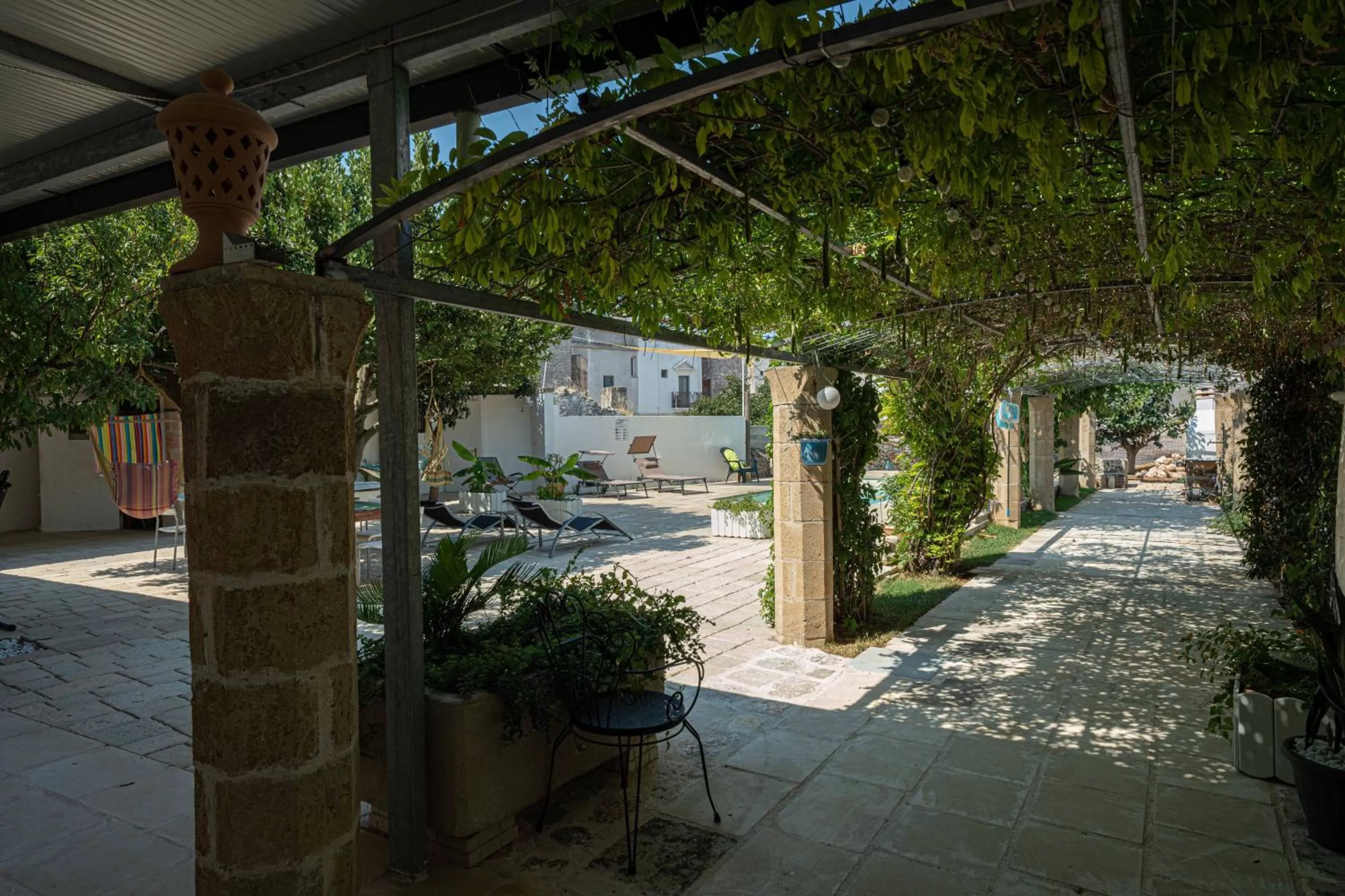 Garden in B&B Palazzo la Traja