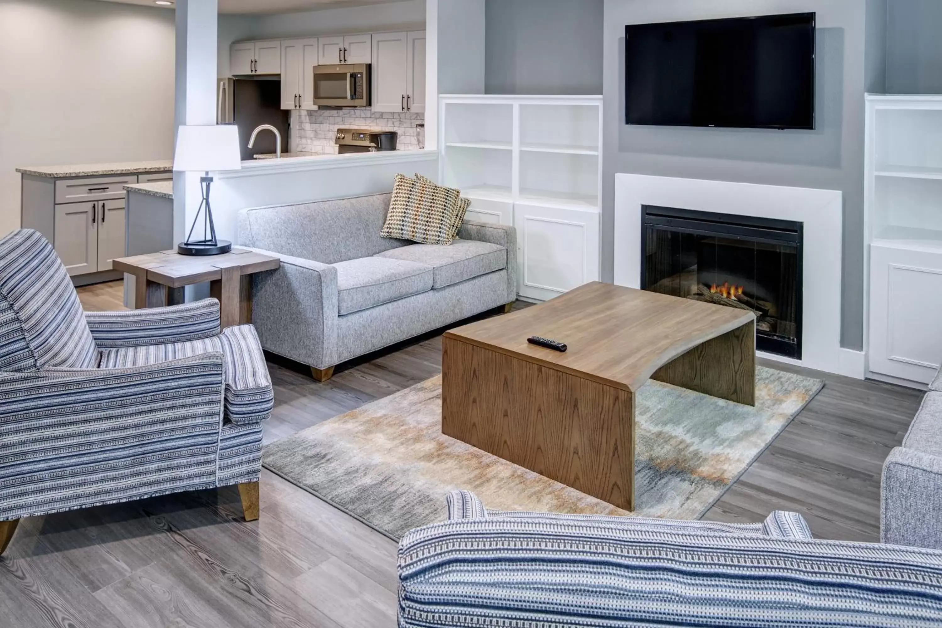Living room, Seating Area in Pocono Mountain Villas by Exploria Resorts