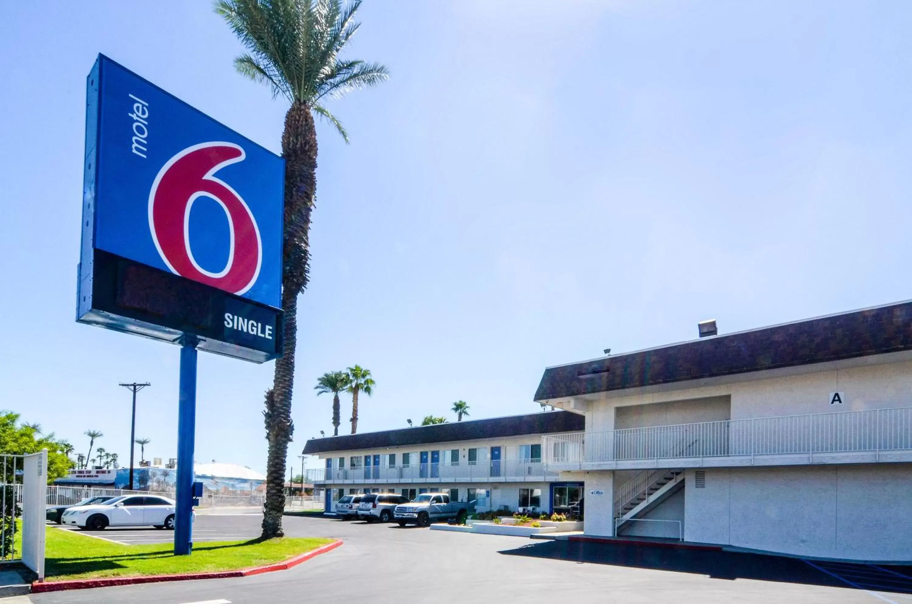 Facade/entrance, Property Building in Motel 6-Indio, CA - Palm Springs