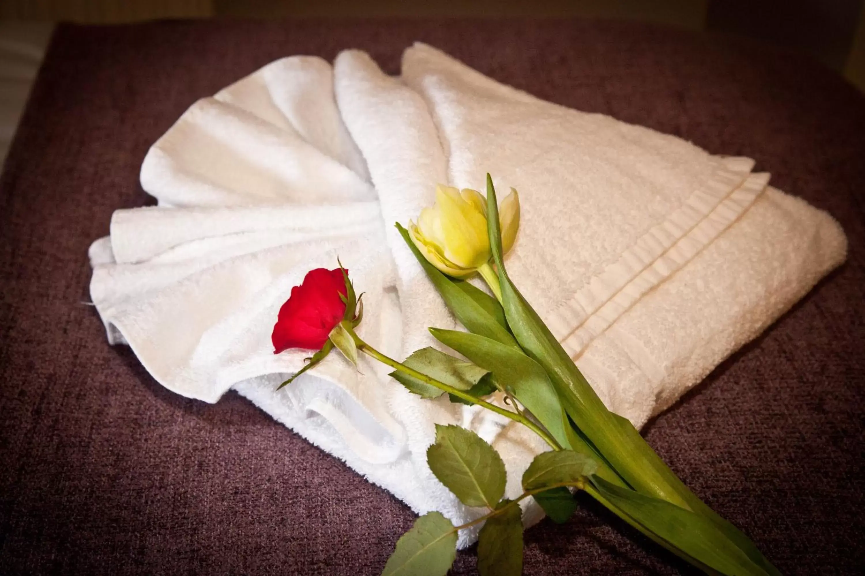 towels, Bed in Rowton Poplars Hotel