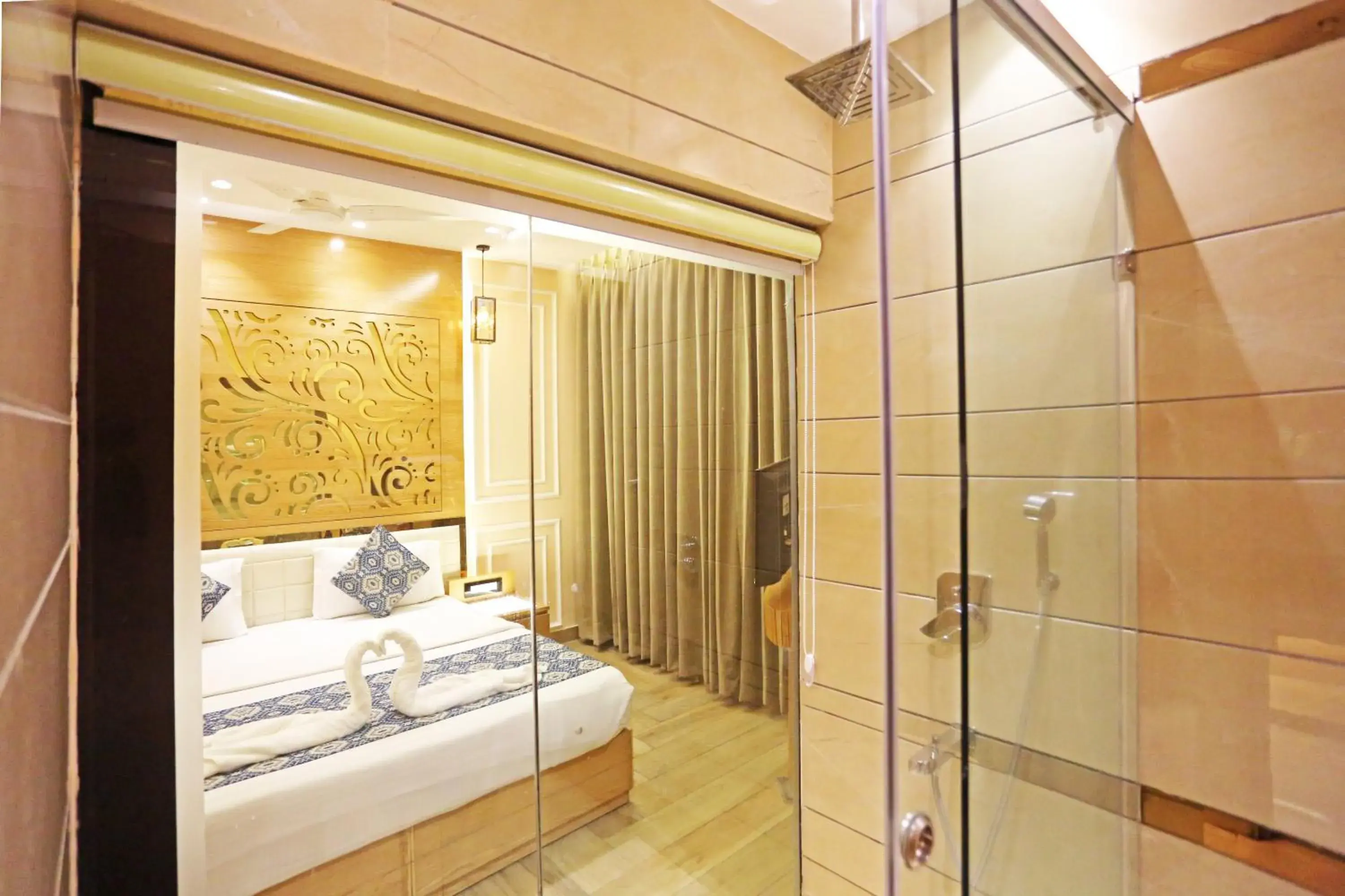 Bed, Bathroom in The Jrd Luxury Boutique Hotel