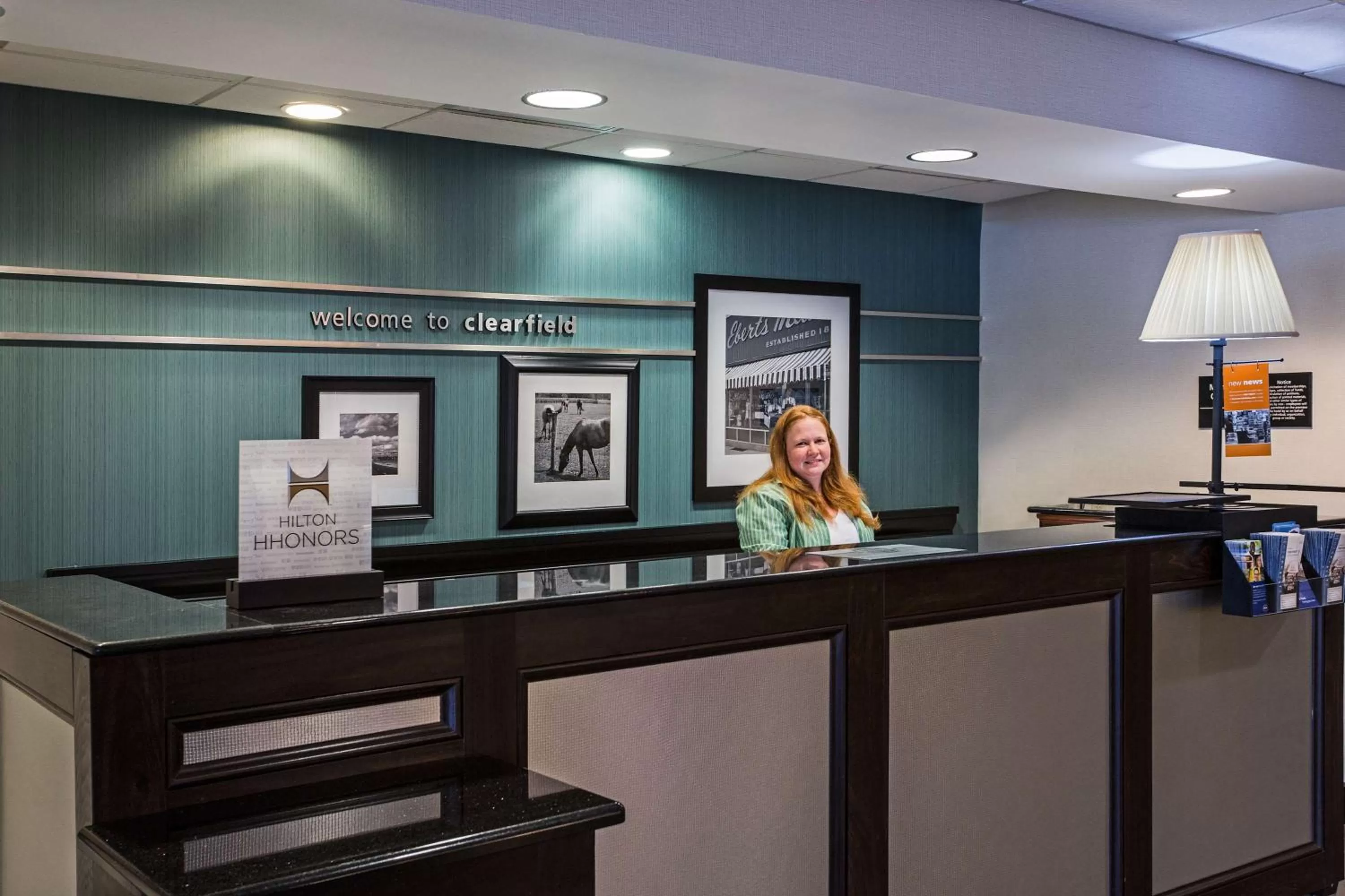 Lobby or reception in Hampton Inn Clearfield