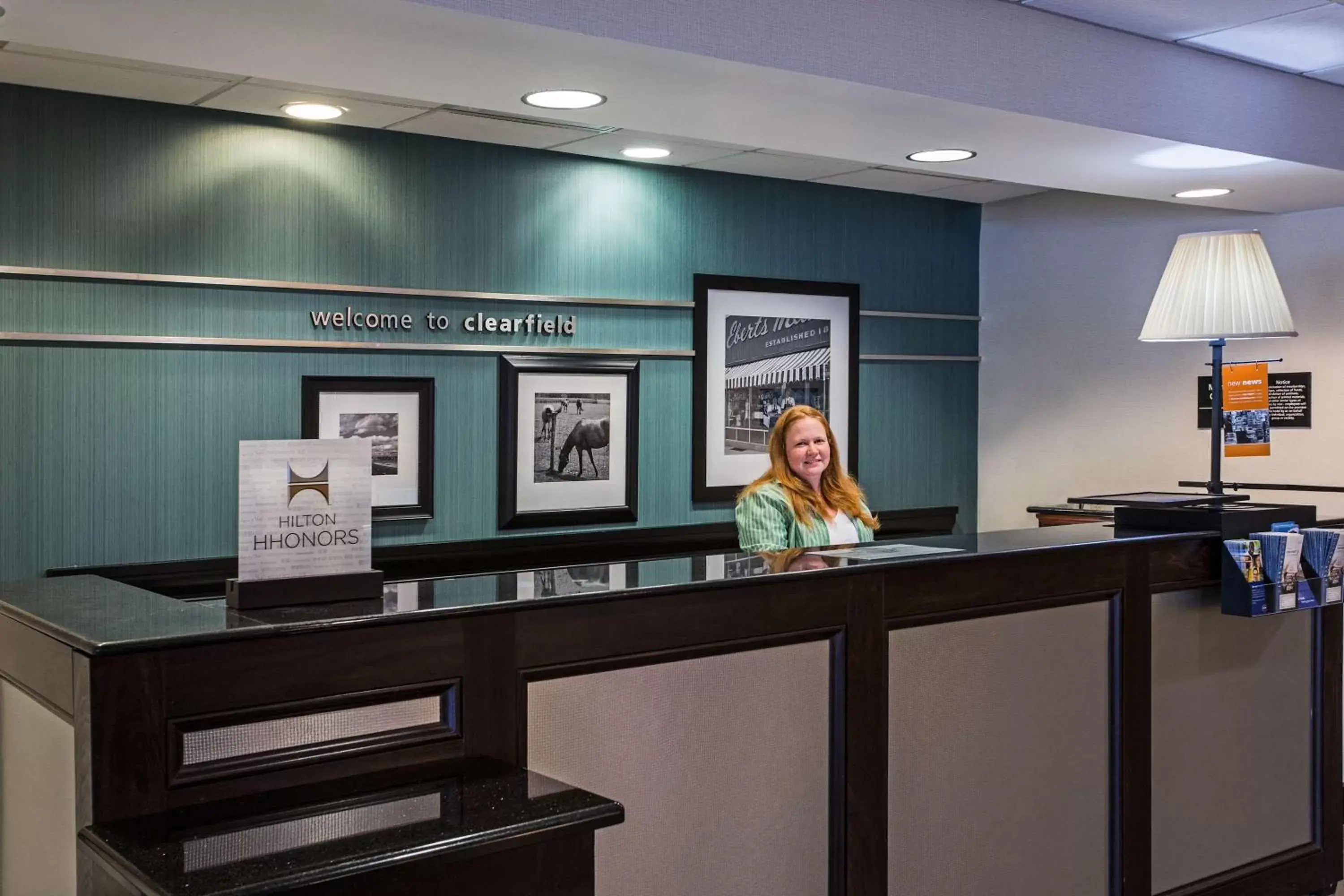 Lobby or reception in Hampton Inn Clearfield Lobby or reception in Hampton Inn Clearfield