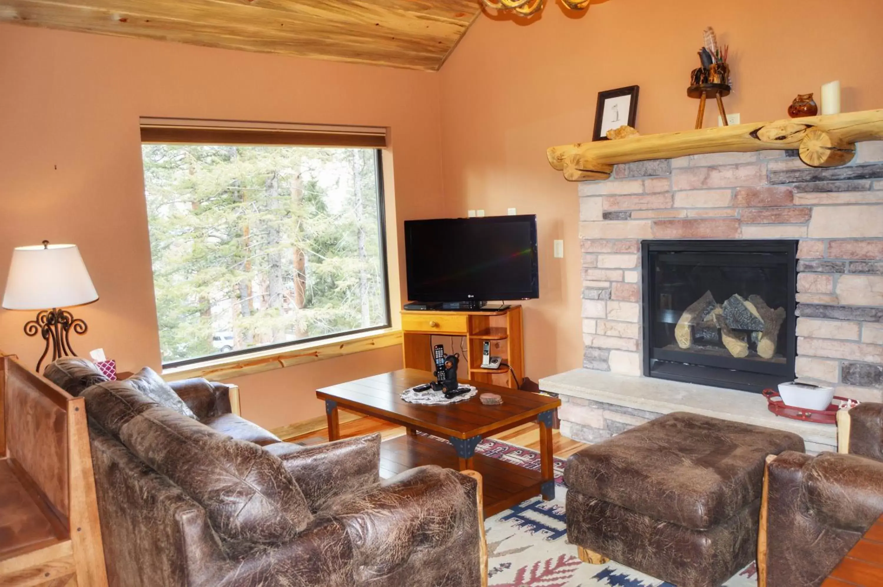TV and multimedia, Seating Area in The Inn on Fall River & Fall River Cabins