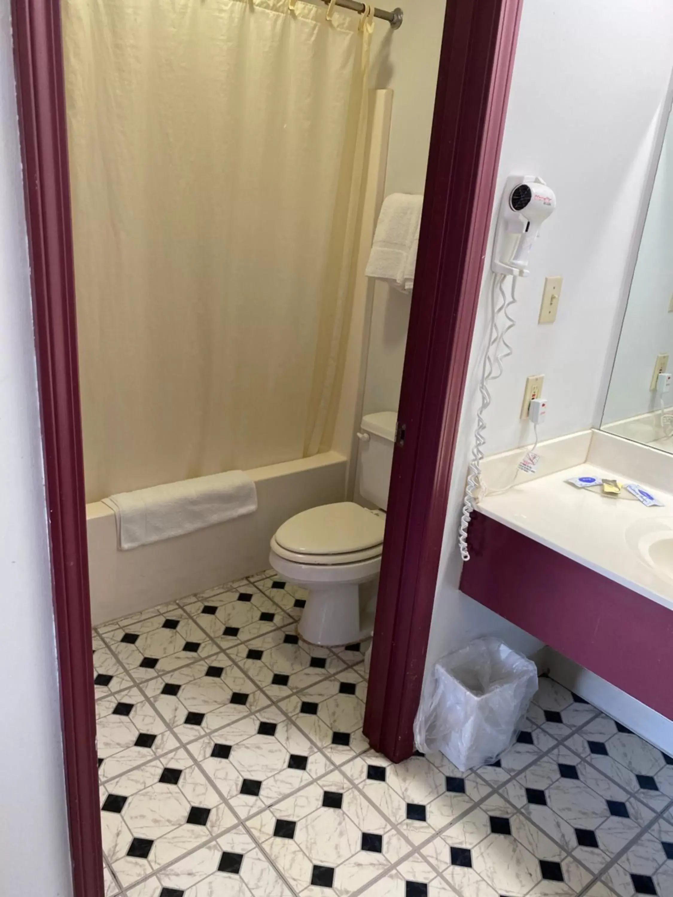 Bathroom in royal inn
