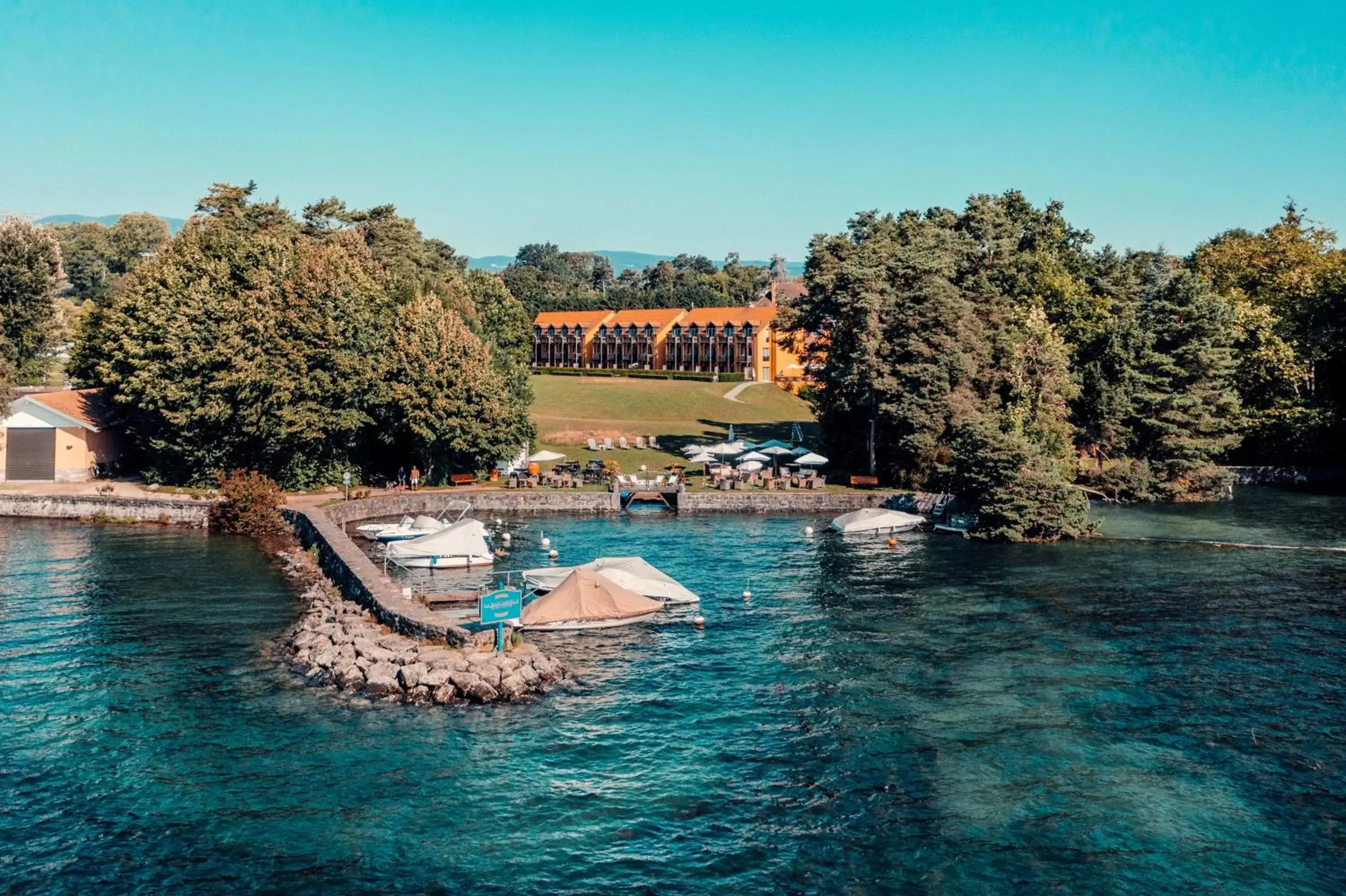 Bird's eye view in Hotel La Barcarolle