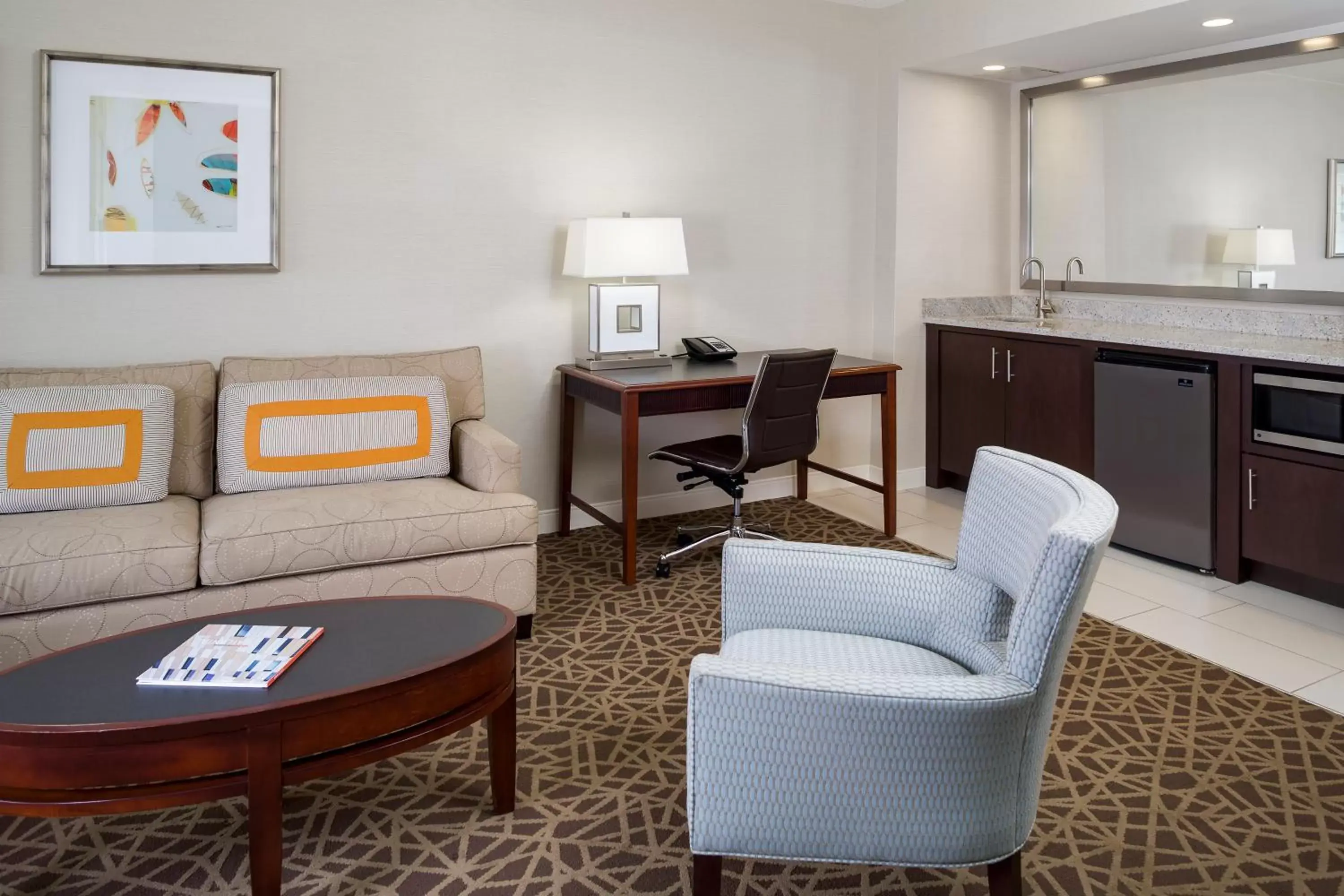 TV and multimedia, Seating Area in Hyatt Regency Suites Atlanta Northwest