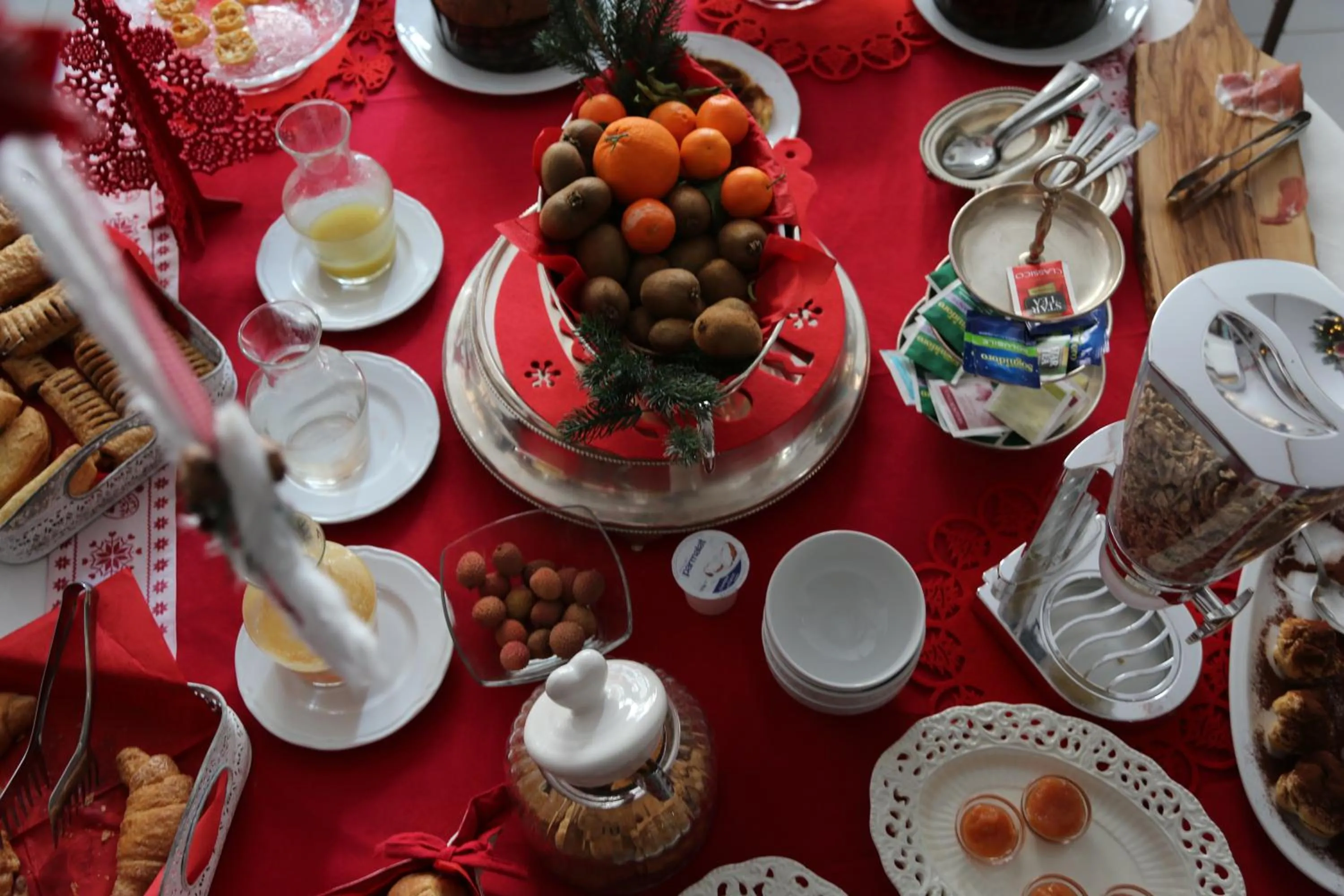 Italian breakfast in Hotel Silva