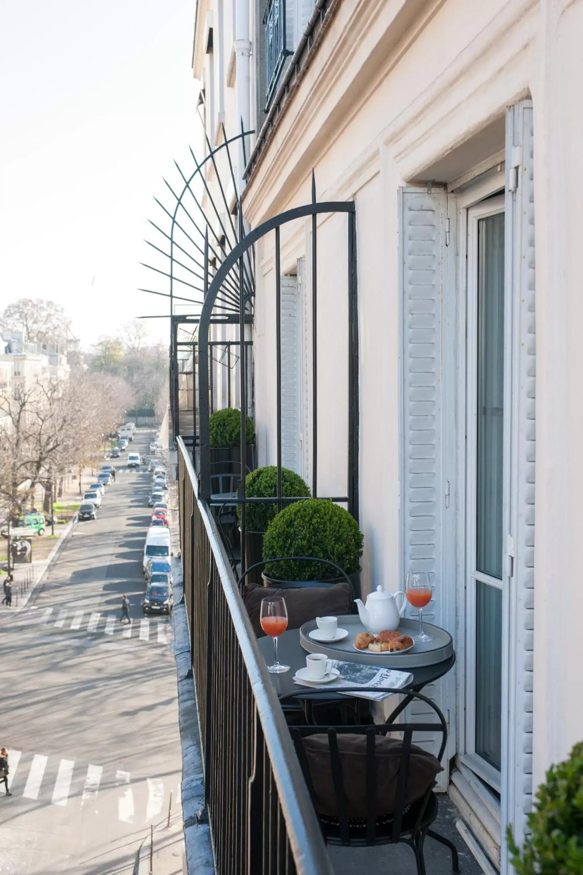 Balcony/Terrace in Hôtel Mathis Elysées