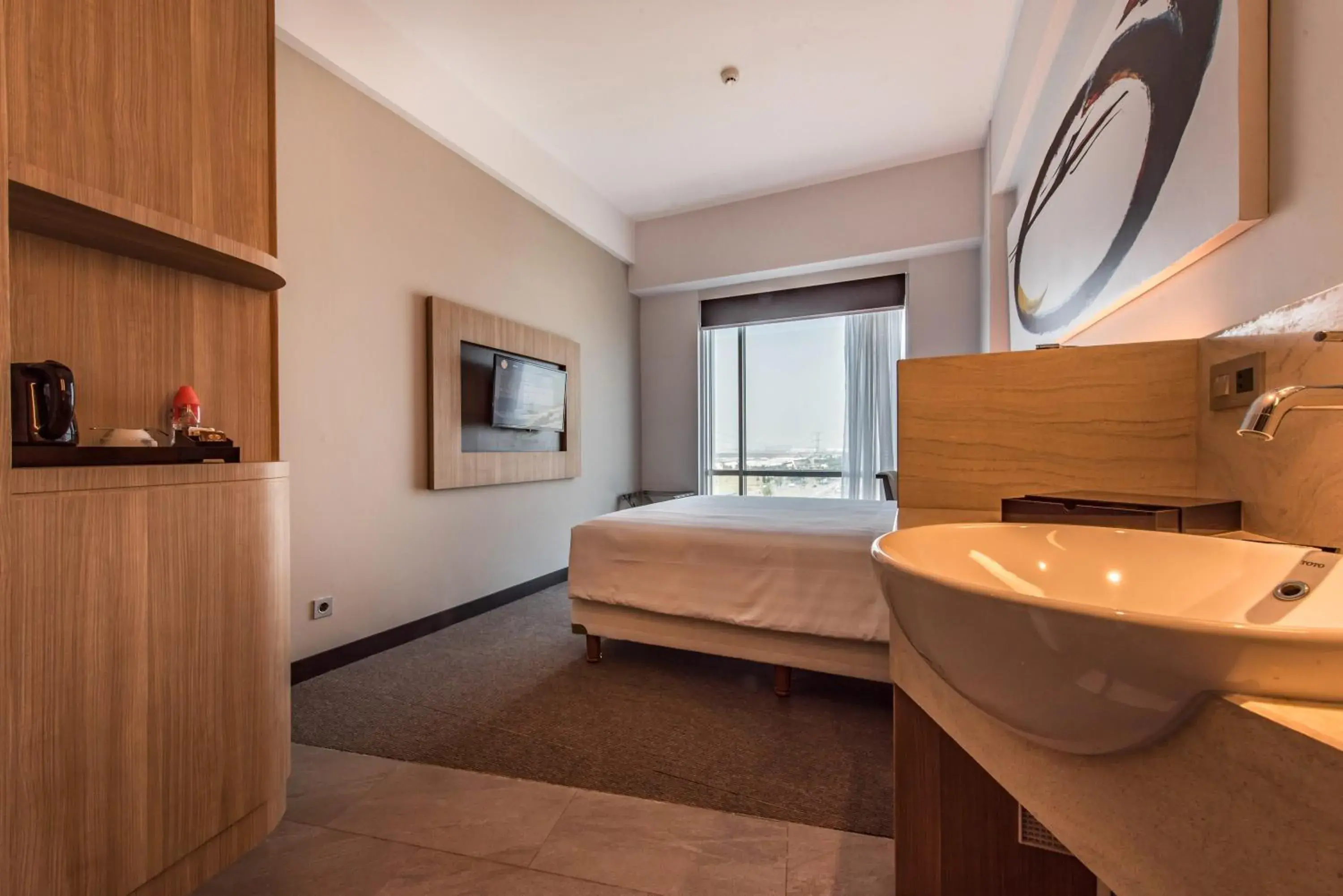 Bed in Enso Hotel Bed in Enso Hotel