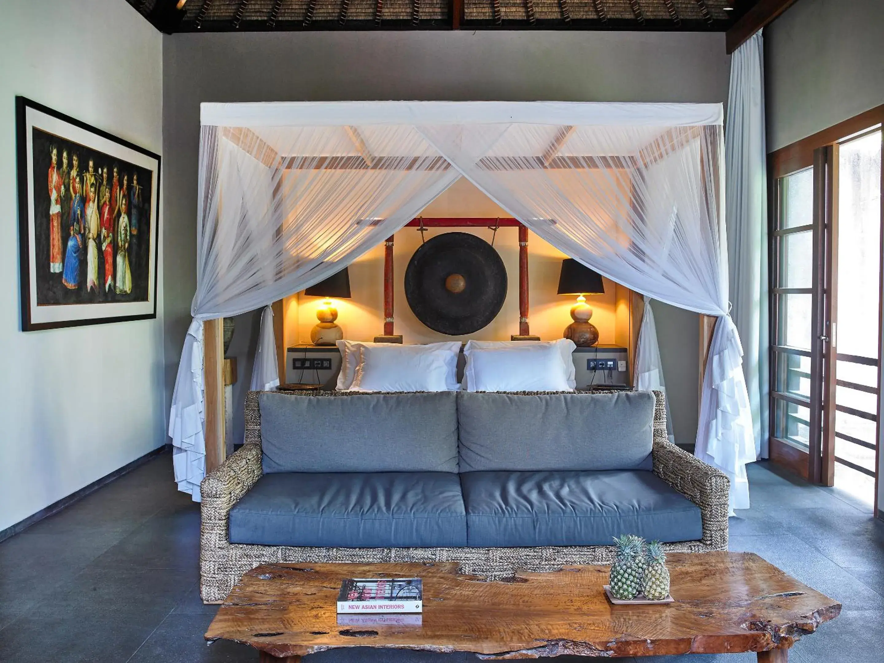 Bed in The Purist Villas & Spa Ubud