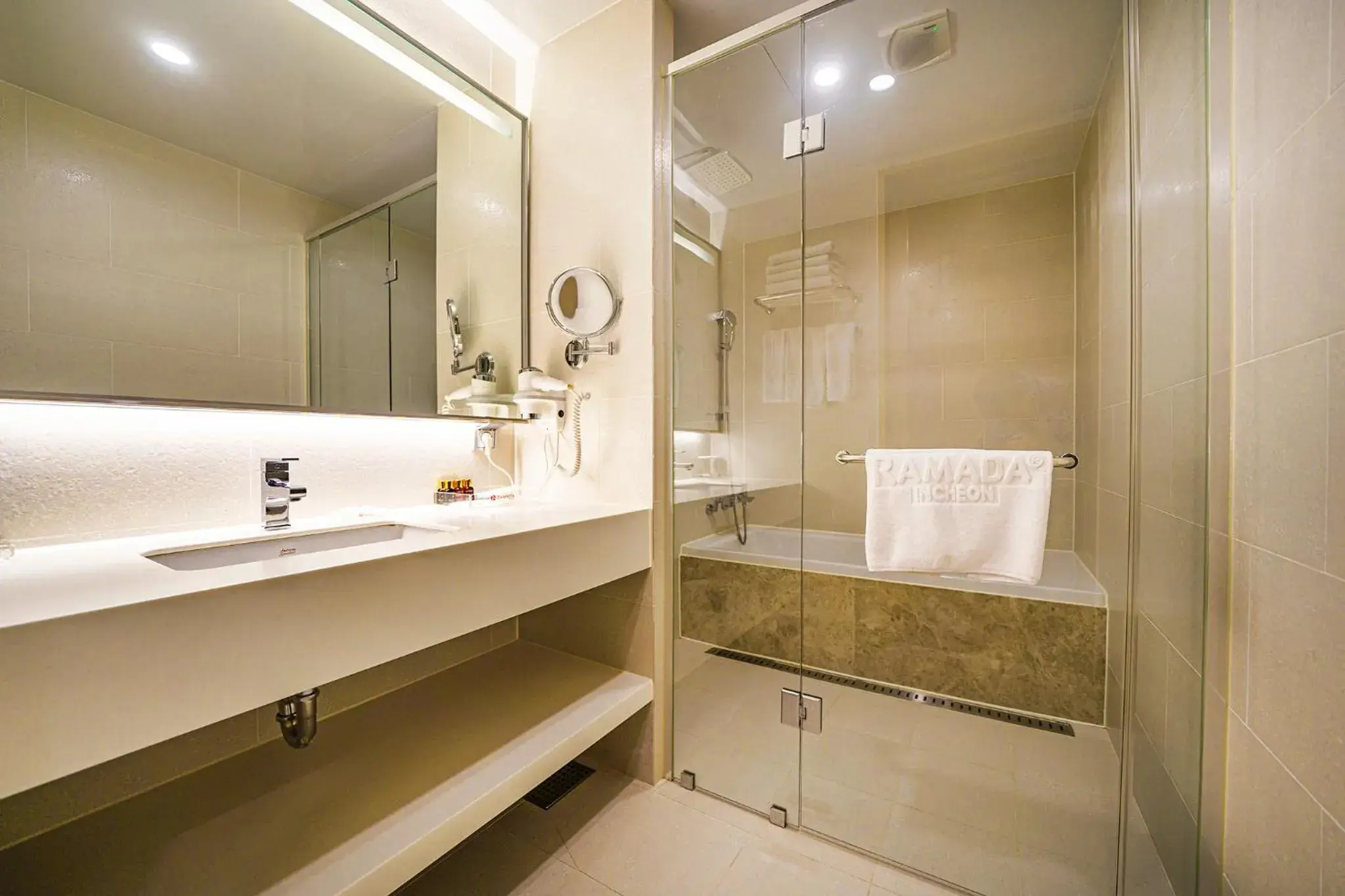 Bathroom in Ramada by Wyndham Incheon