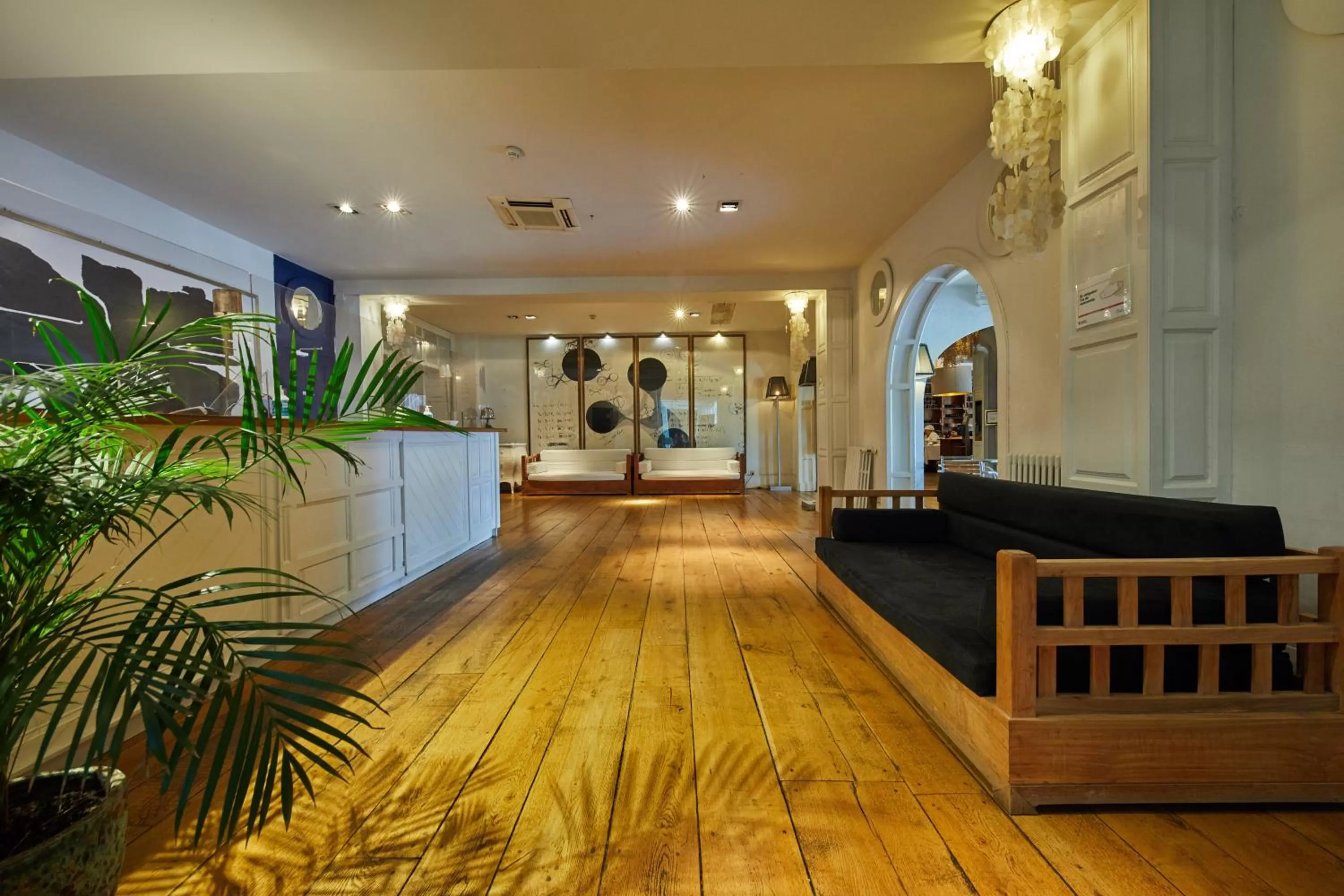 Lobby or reception in Hotel Trias