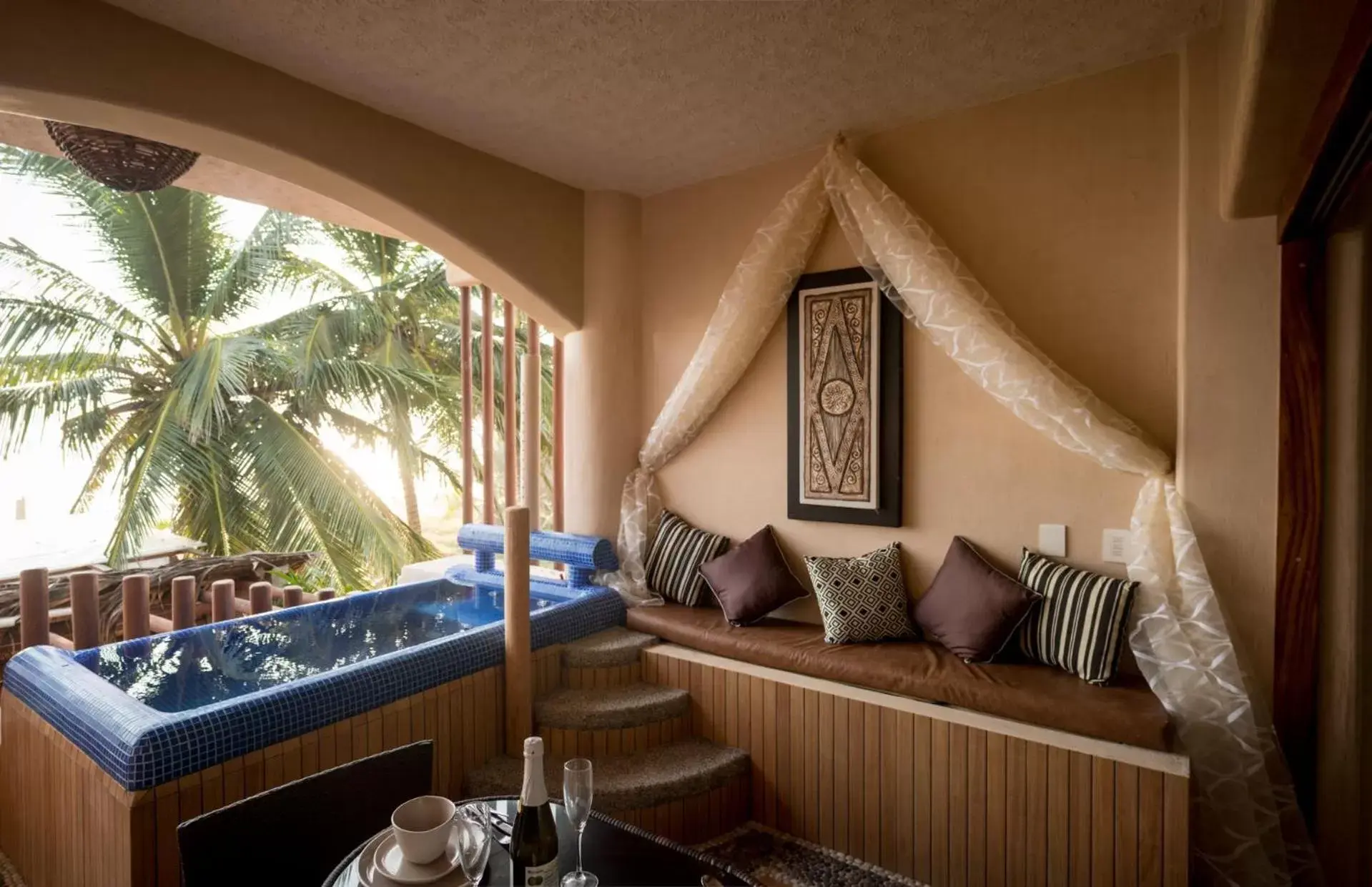 Seating Area in Hotel Villas Punta Blanca