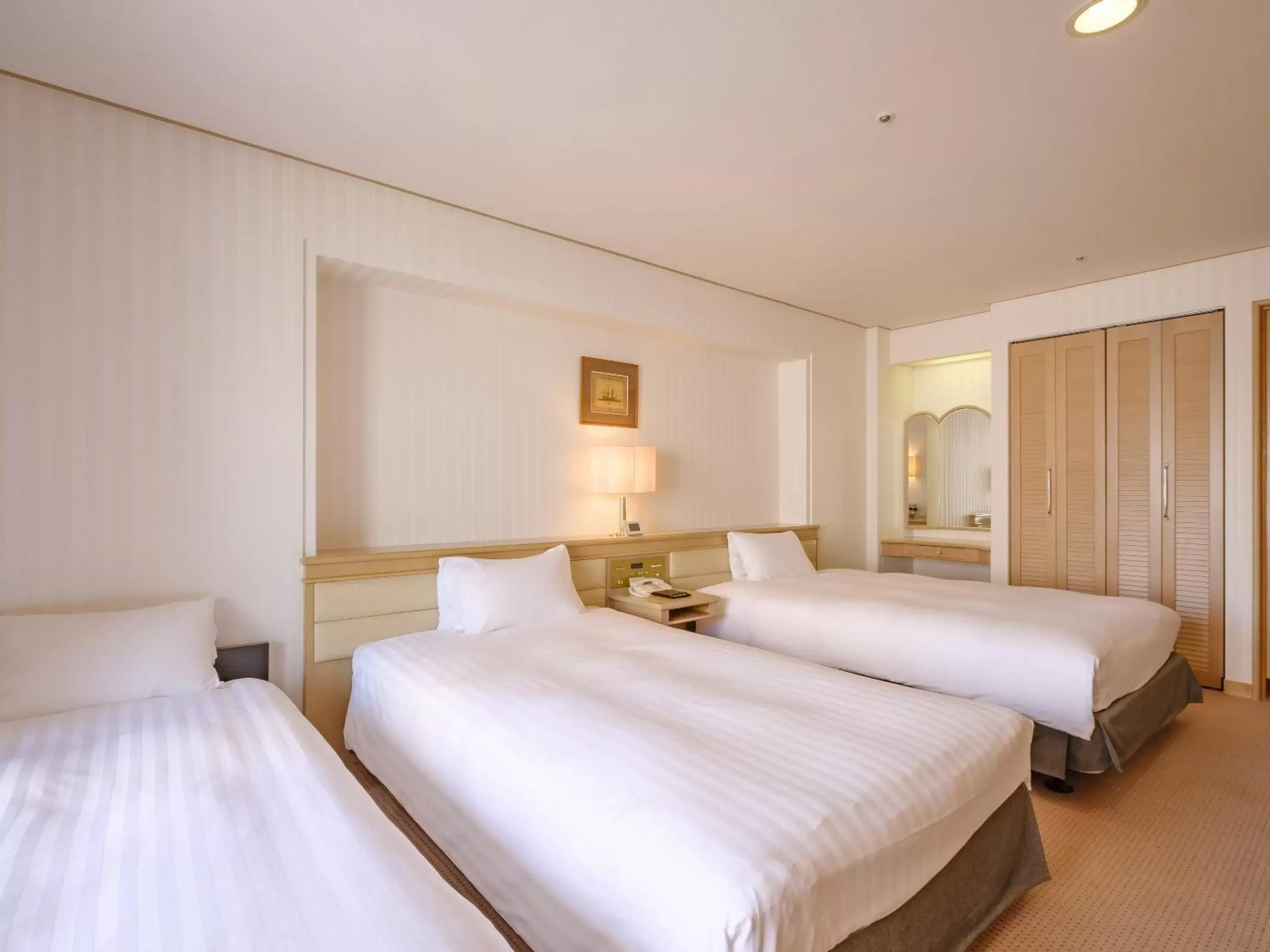 Bed in Rihga Hotel Zest Takamatsu