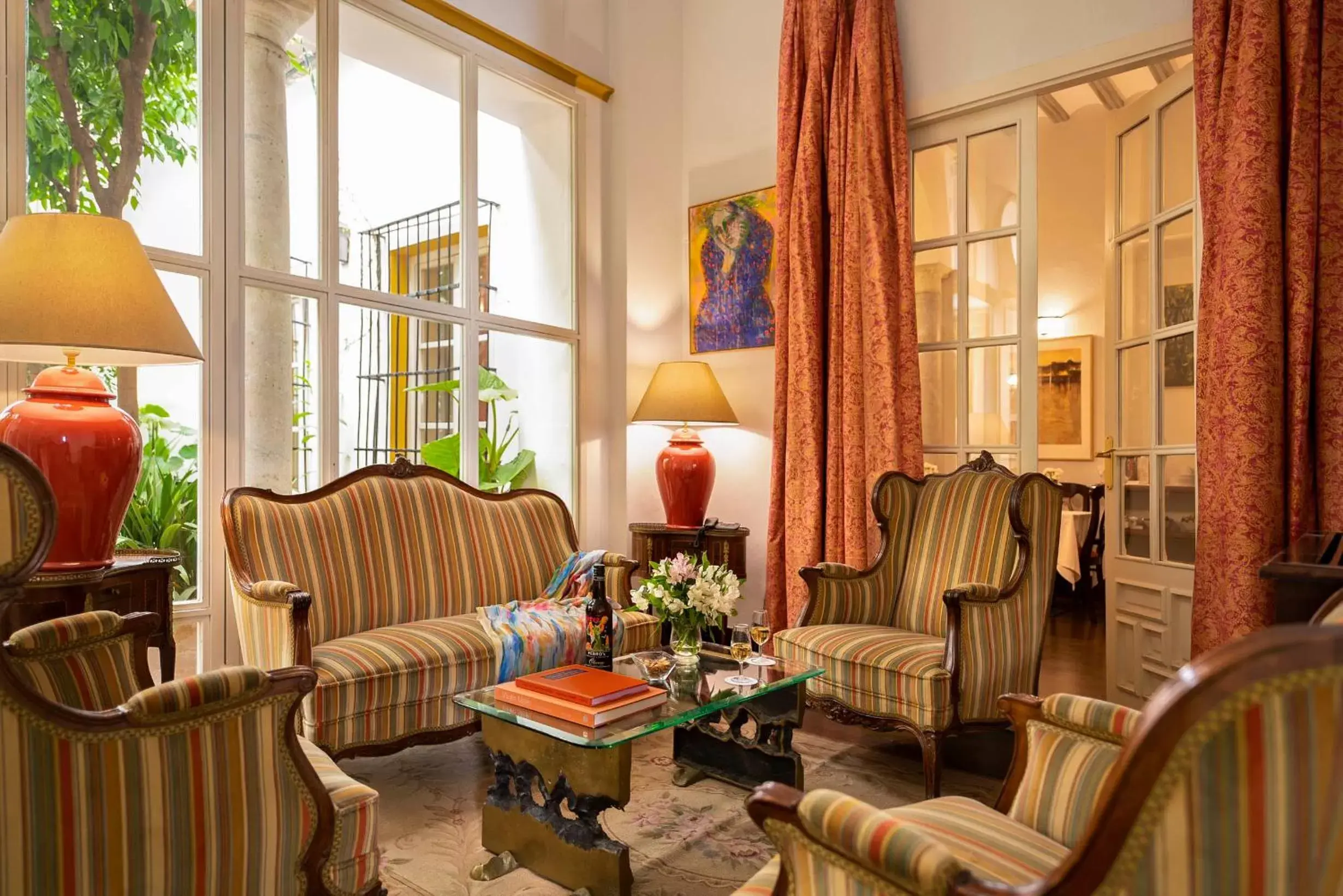 Living room, Seating Area in Las Casas de El Arenal