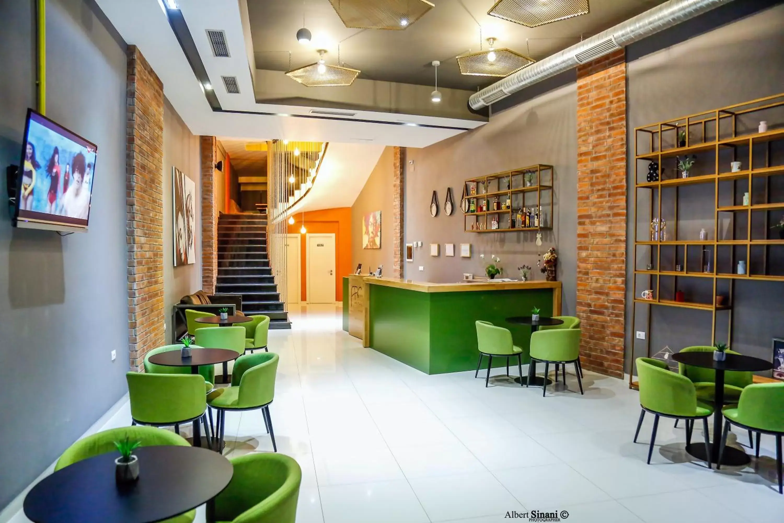 Lobby or reception, Lounge/Bar in Arc Hotel Tirana