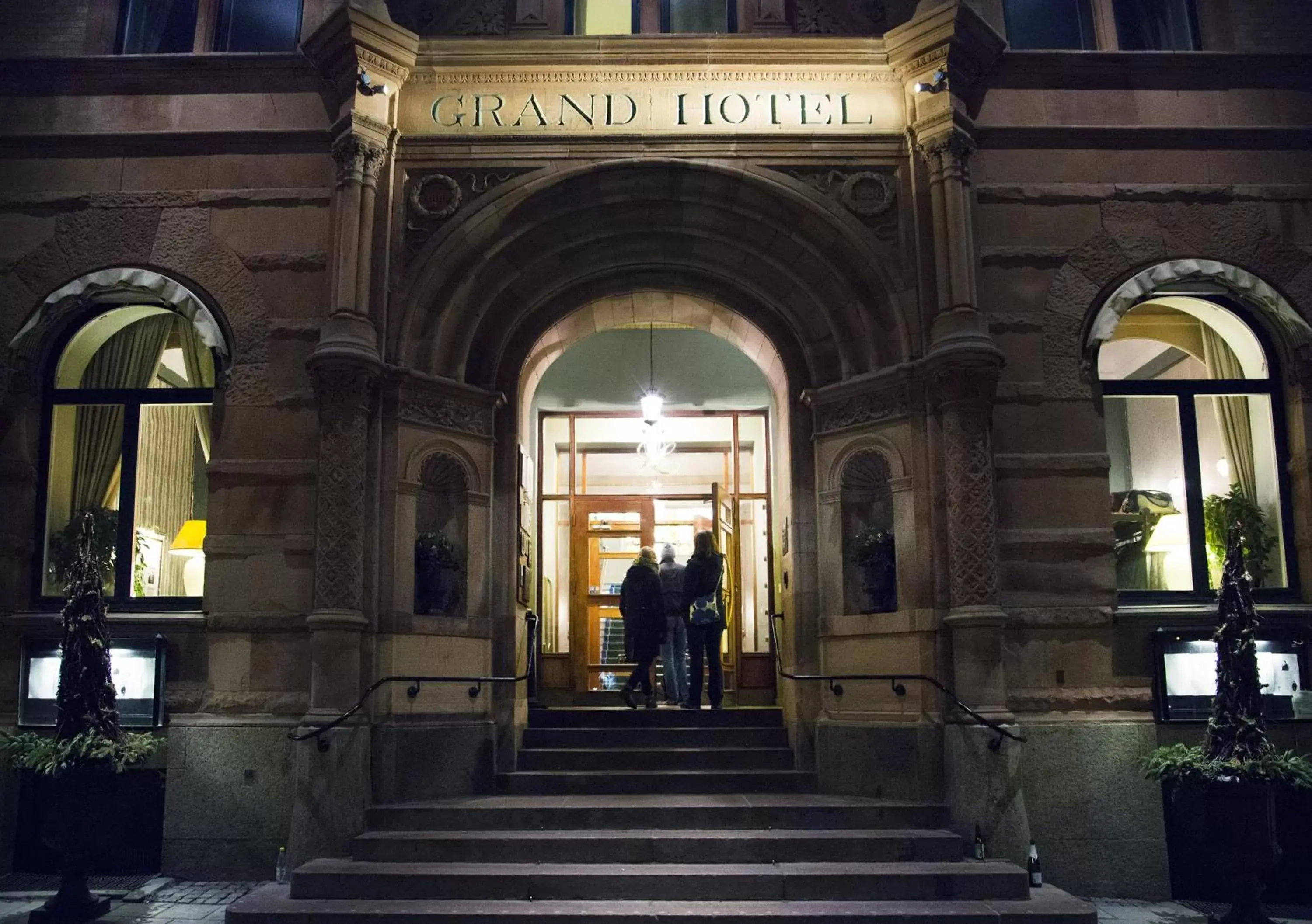 Facade/entrance in Grand Hotel Lund