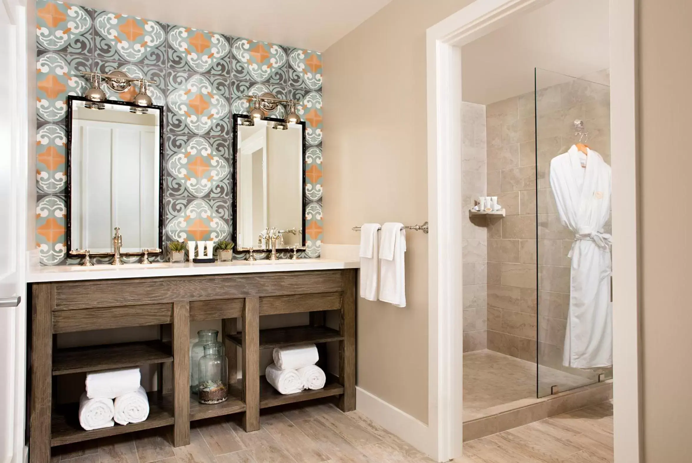 Shower, Bathroom in The Ranch at Laguna Beach