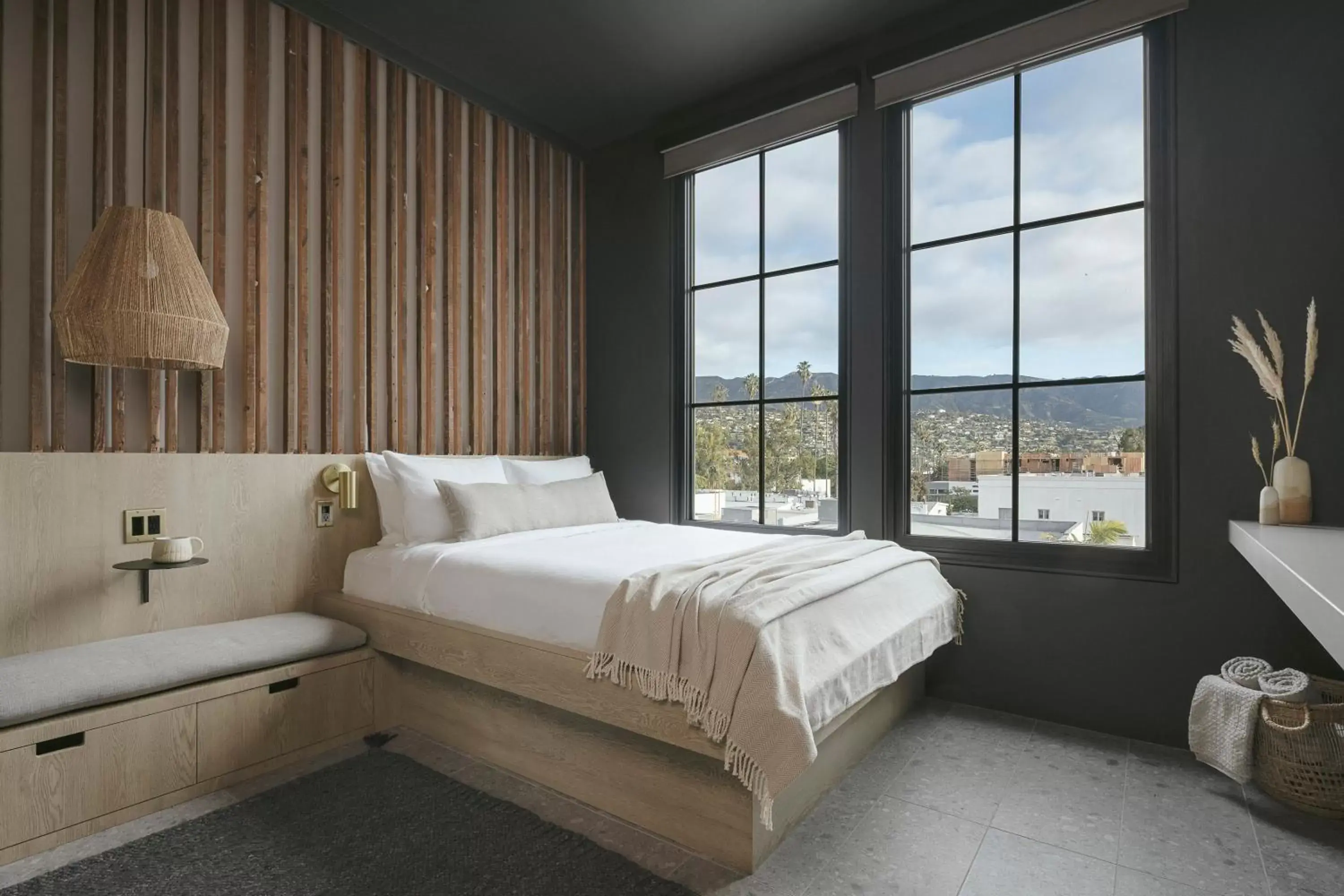 View (from property/room), Bed in Drift Santa Barbara, a Member of Design Hotels View (from property/room), Bed in Drift Santa Barbara, a Member of Design Hotels