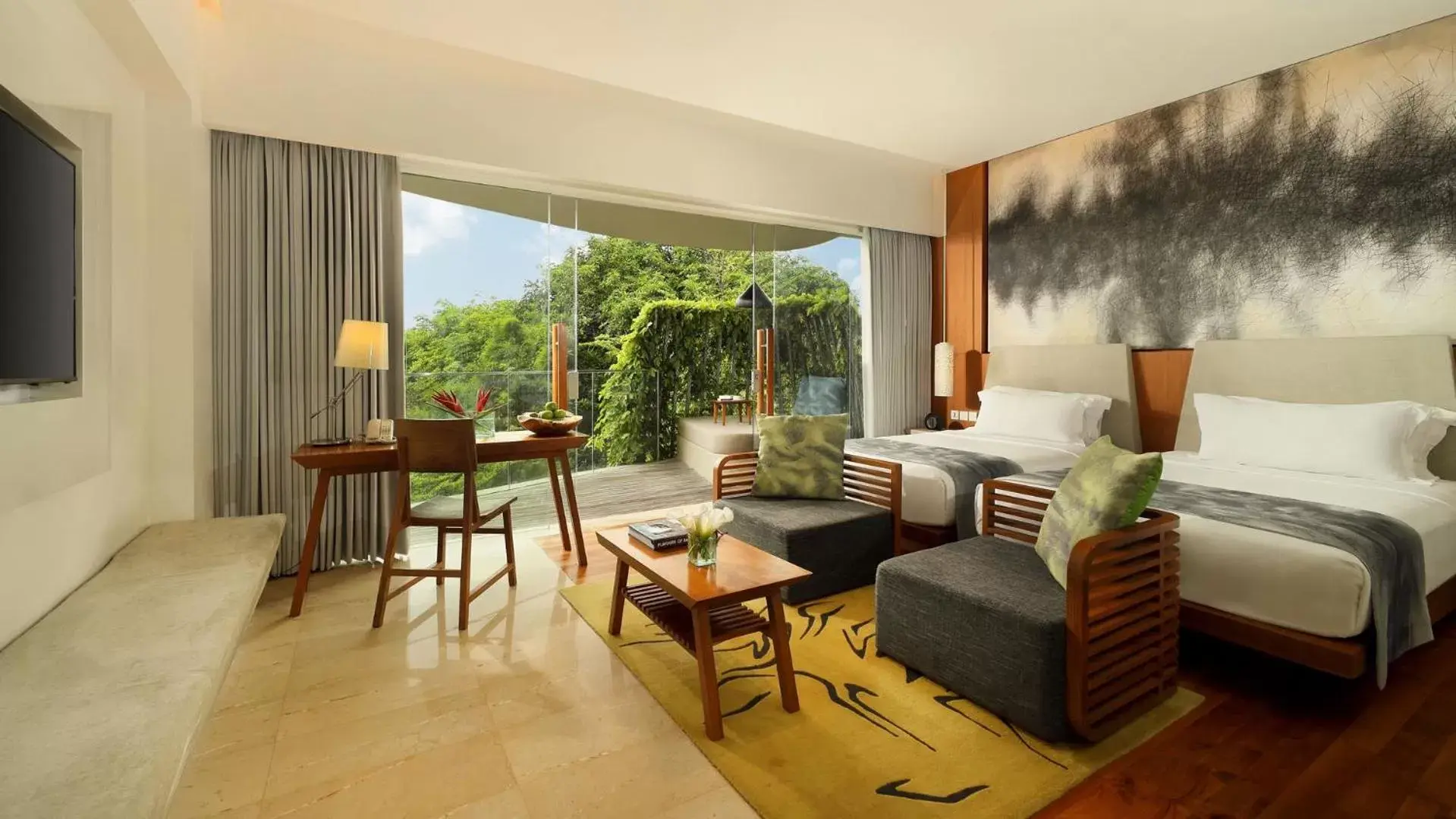 Impressive Nest Suite Two Double Beds in Maya Sanur Resort & Spa