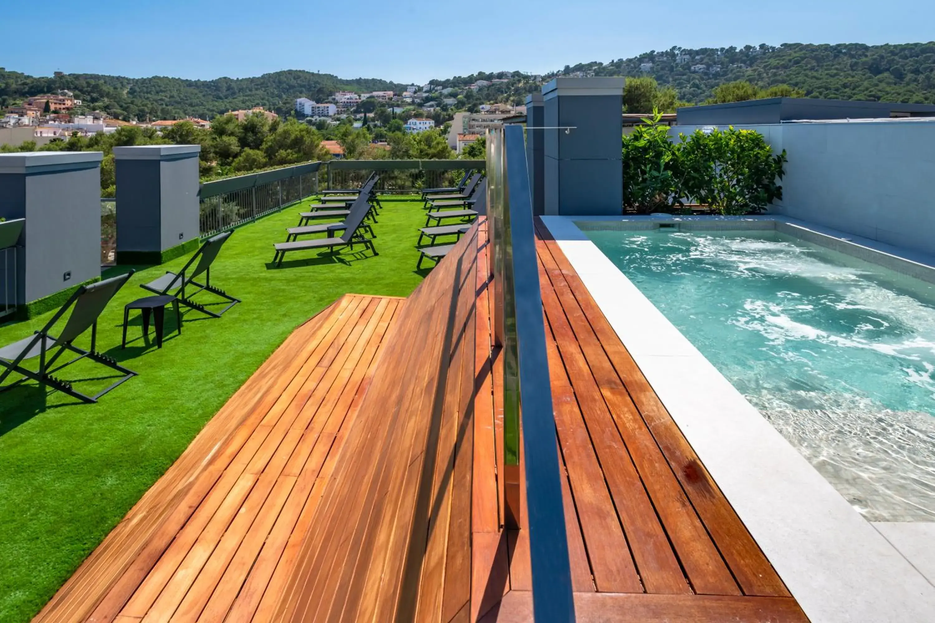 Balcony/Terrace, Swimming Pool in GHT Sa Riera