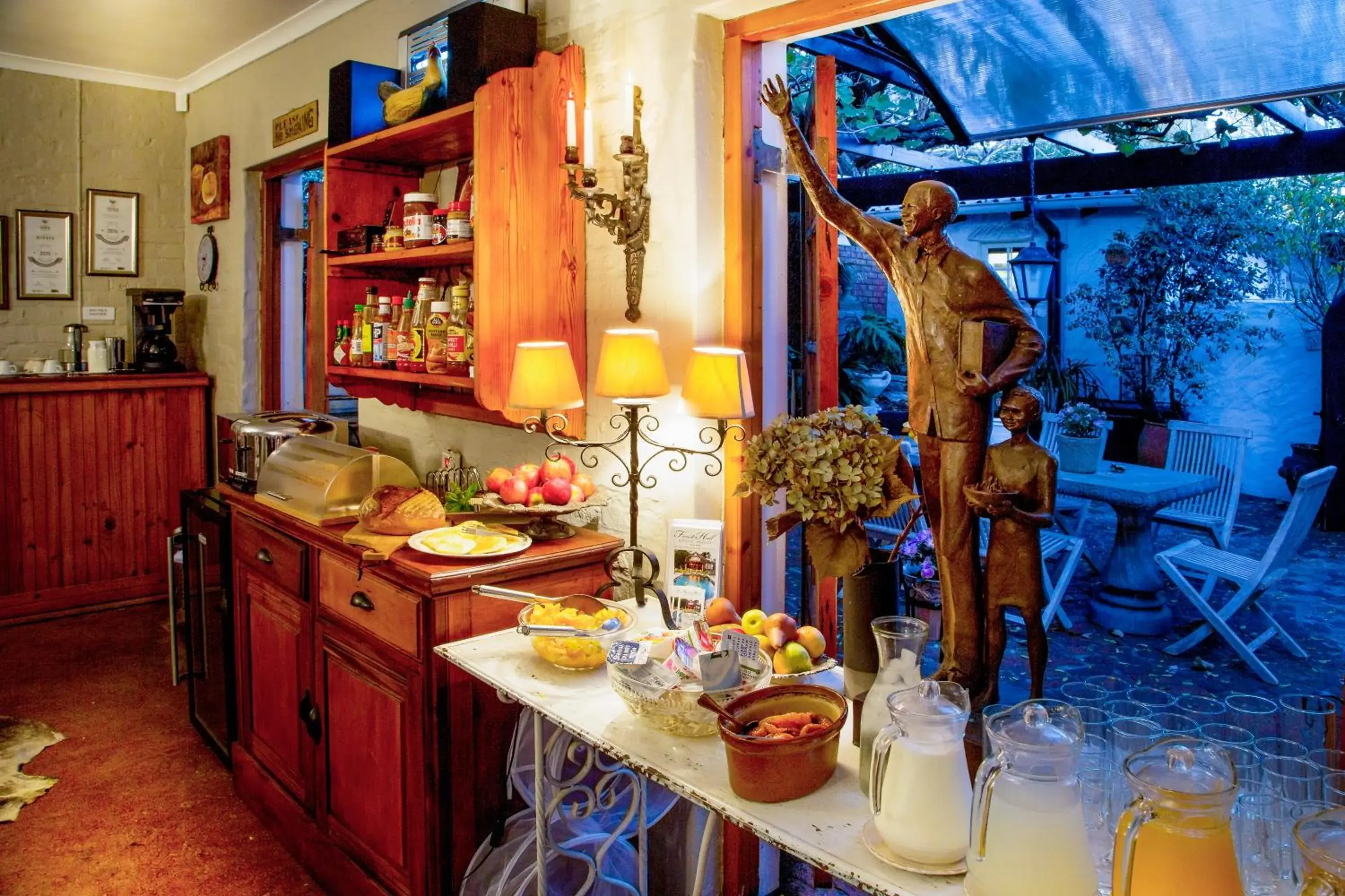 Dining area in Forest Hall Guest House