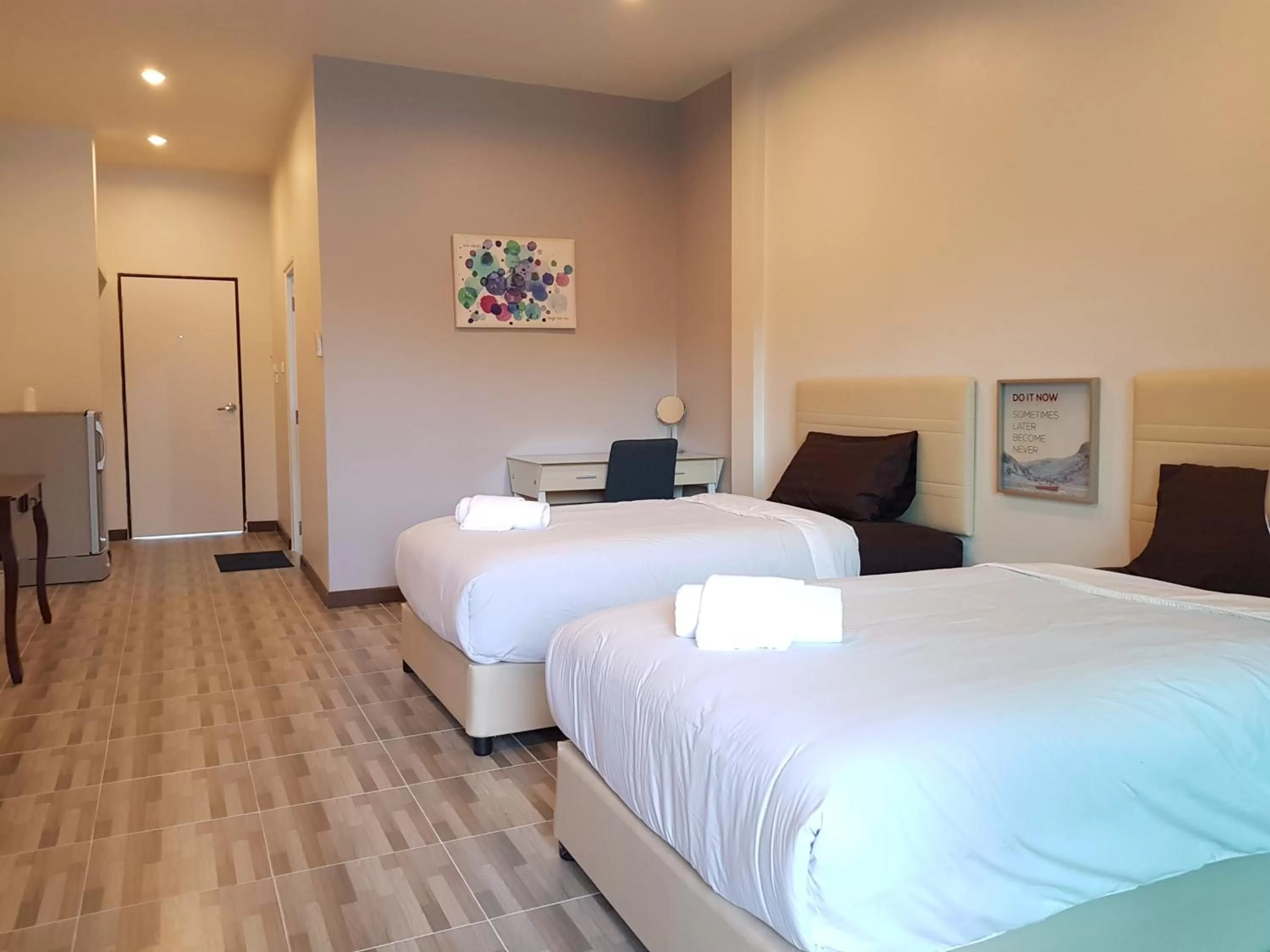 Bed in The Cube Resort