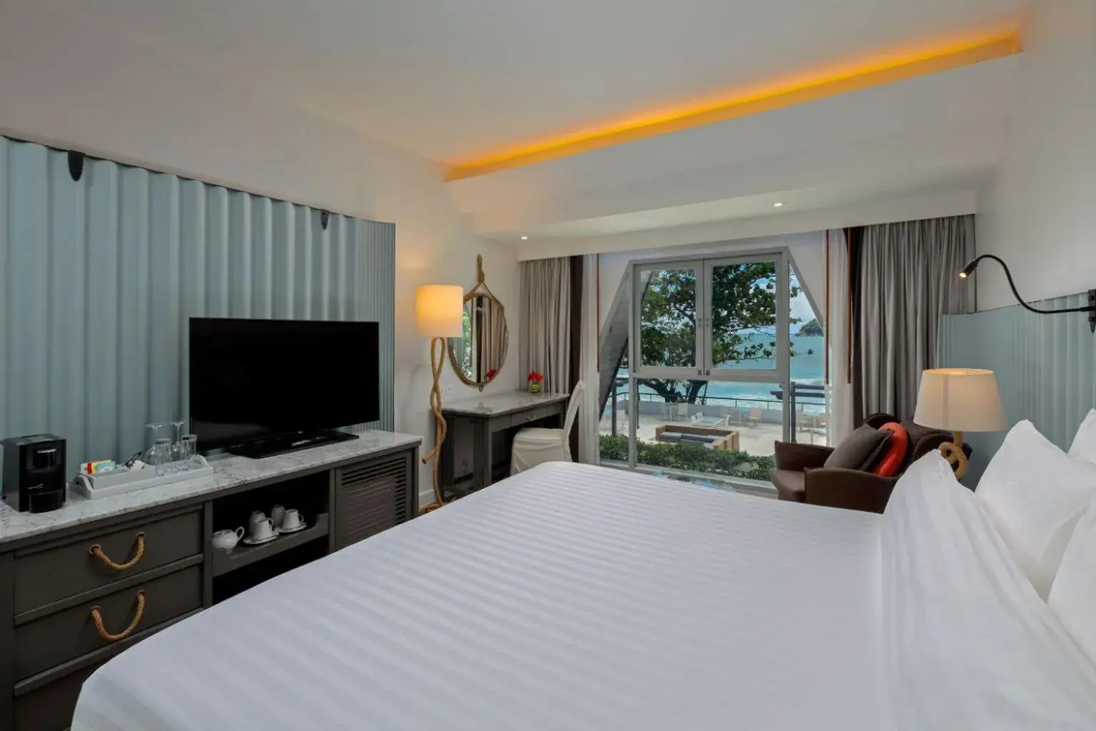 Bed in The Boathouse Phuket-SHA Plus Bed in The Boathouse Phuket-SHA Plus