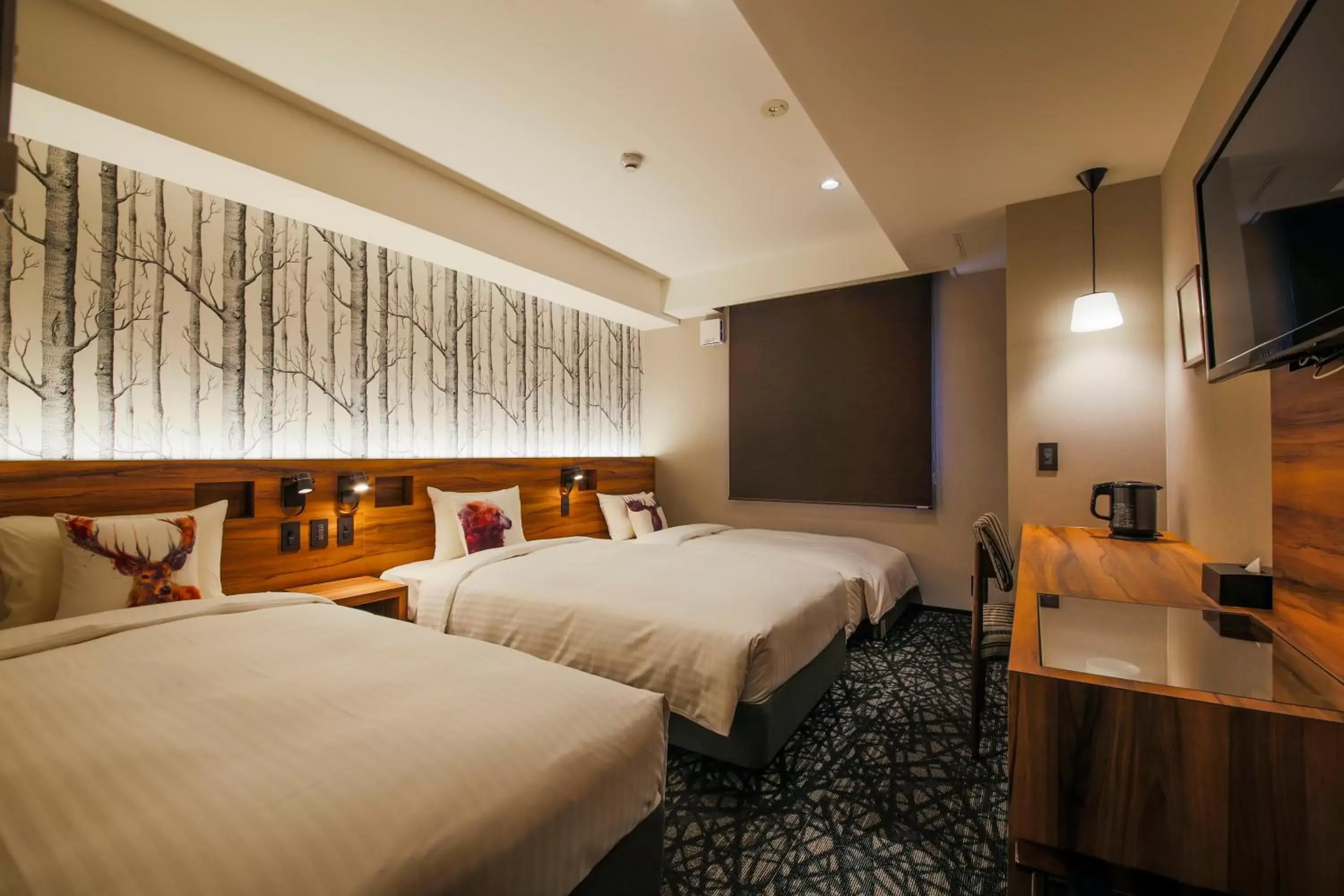 Photo of the whole room, Bed in Hotel Code Shinsaibashi