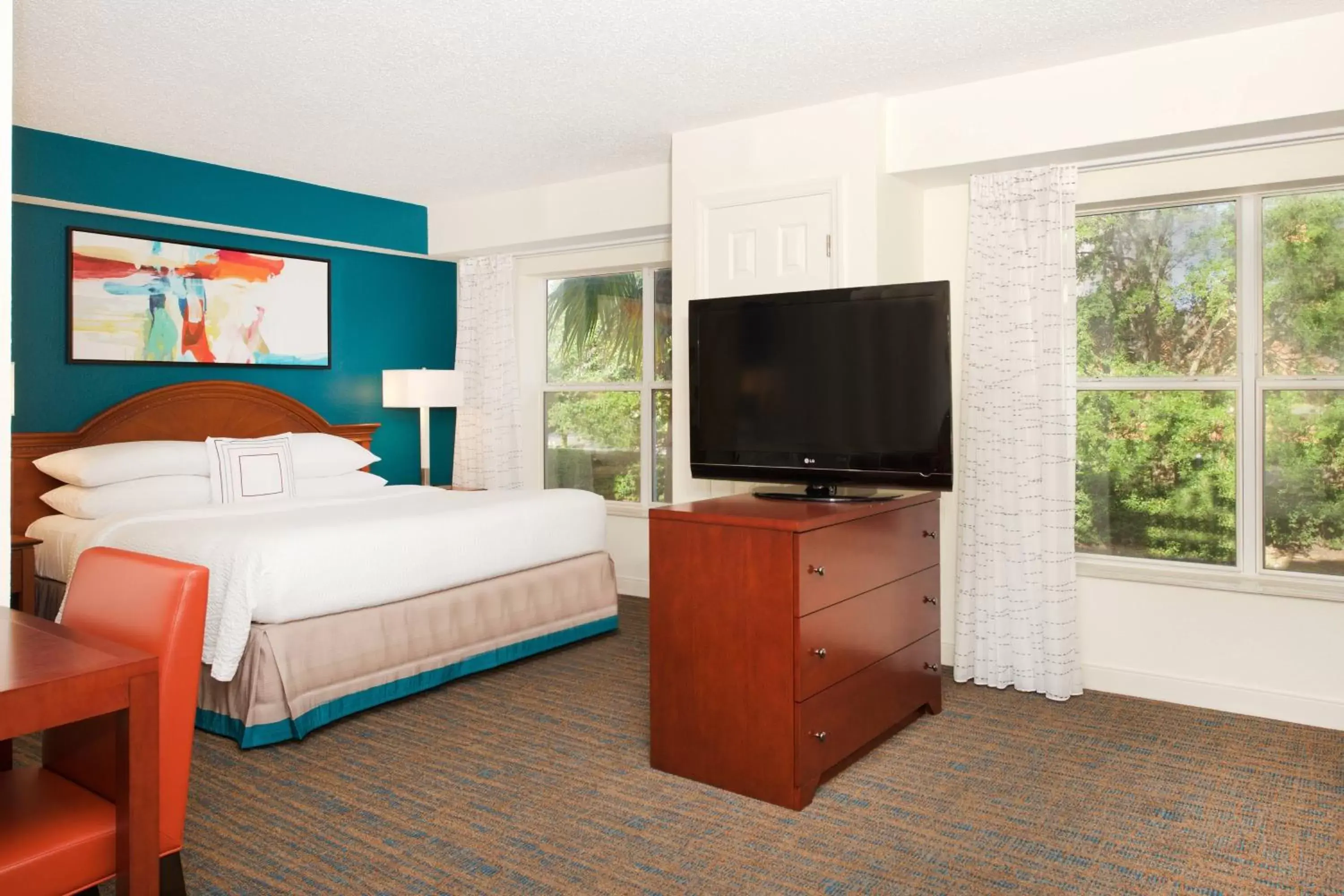 Photo of the whole room, Bed in Residence Inn Orlando Lake Buena Vista
