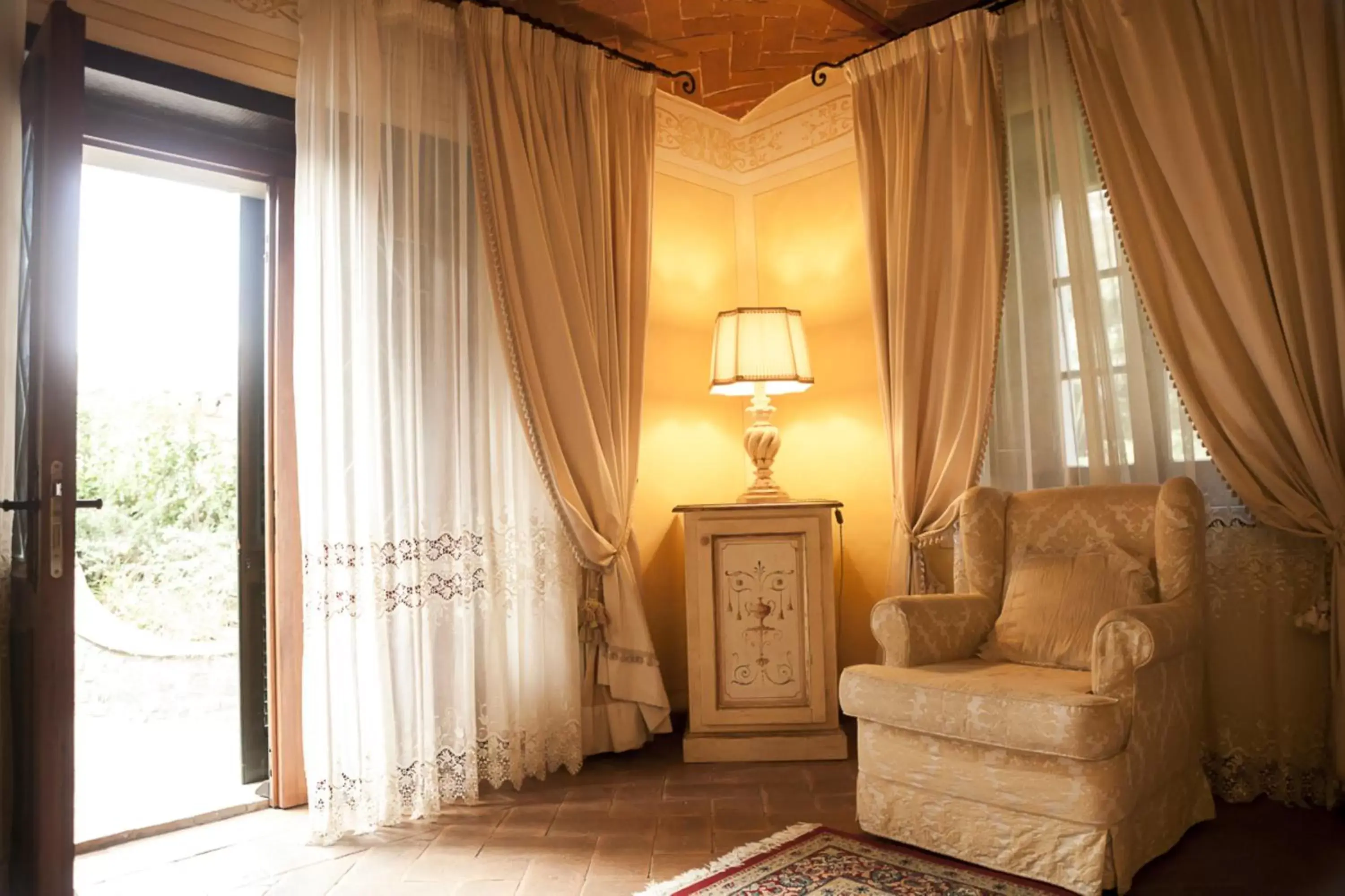 Seating Area in Relais La Corte dei Papi