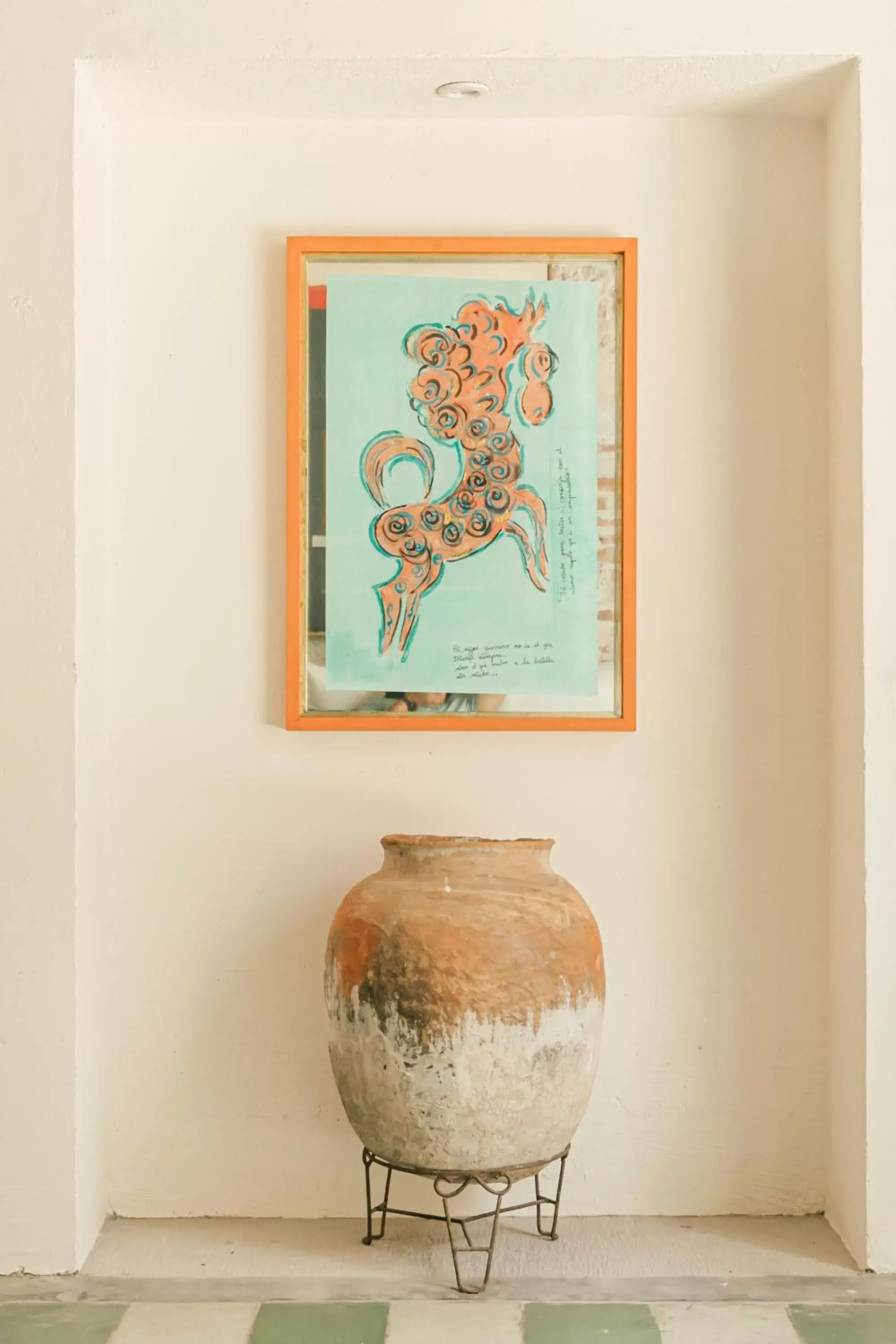 Living room in Orchid House San Miguel de Allende