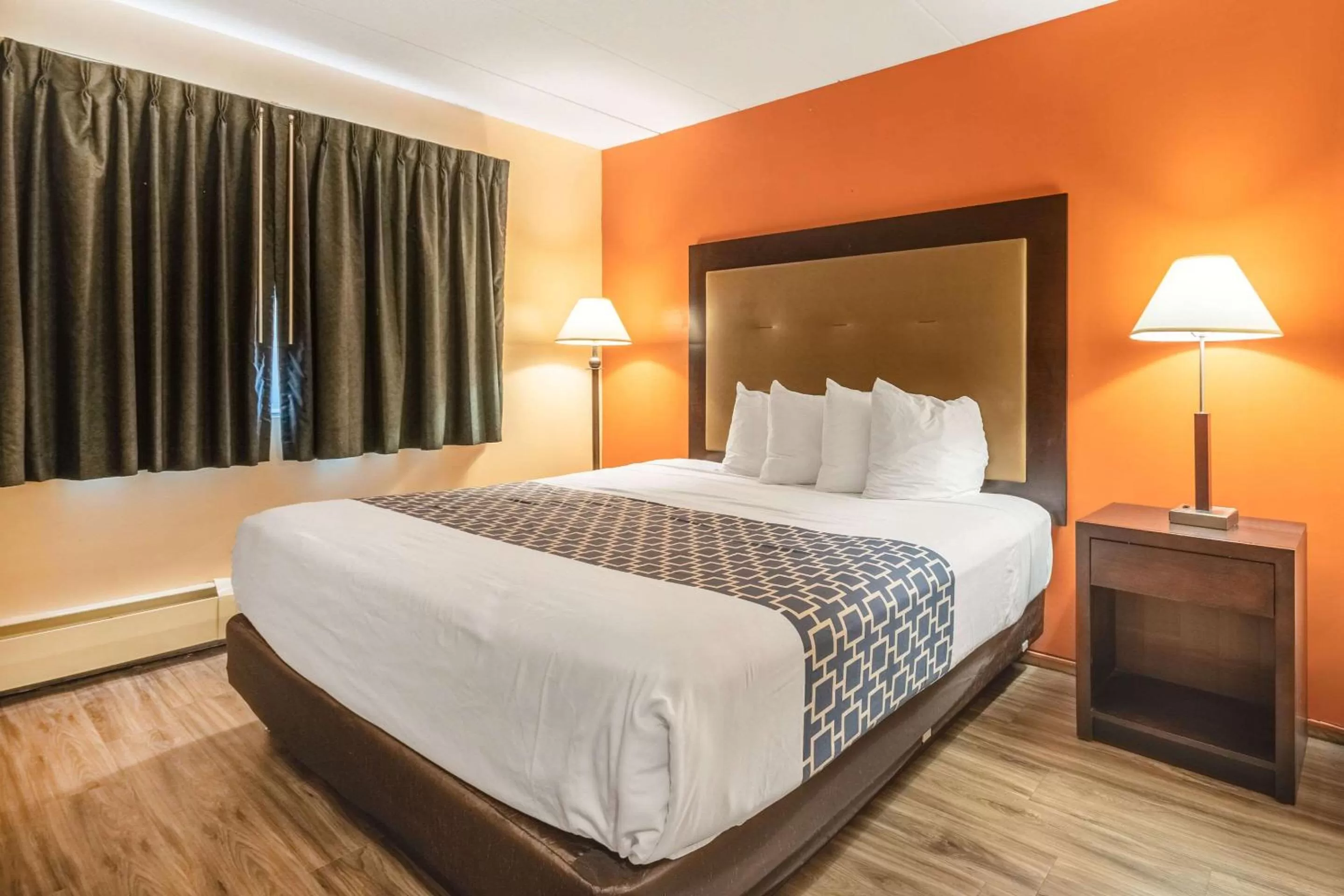 Bedroom, Bed in Econo Lodge Inn & Suites Windsor Locks Bradley Airport