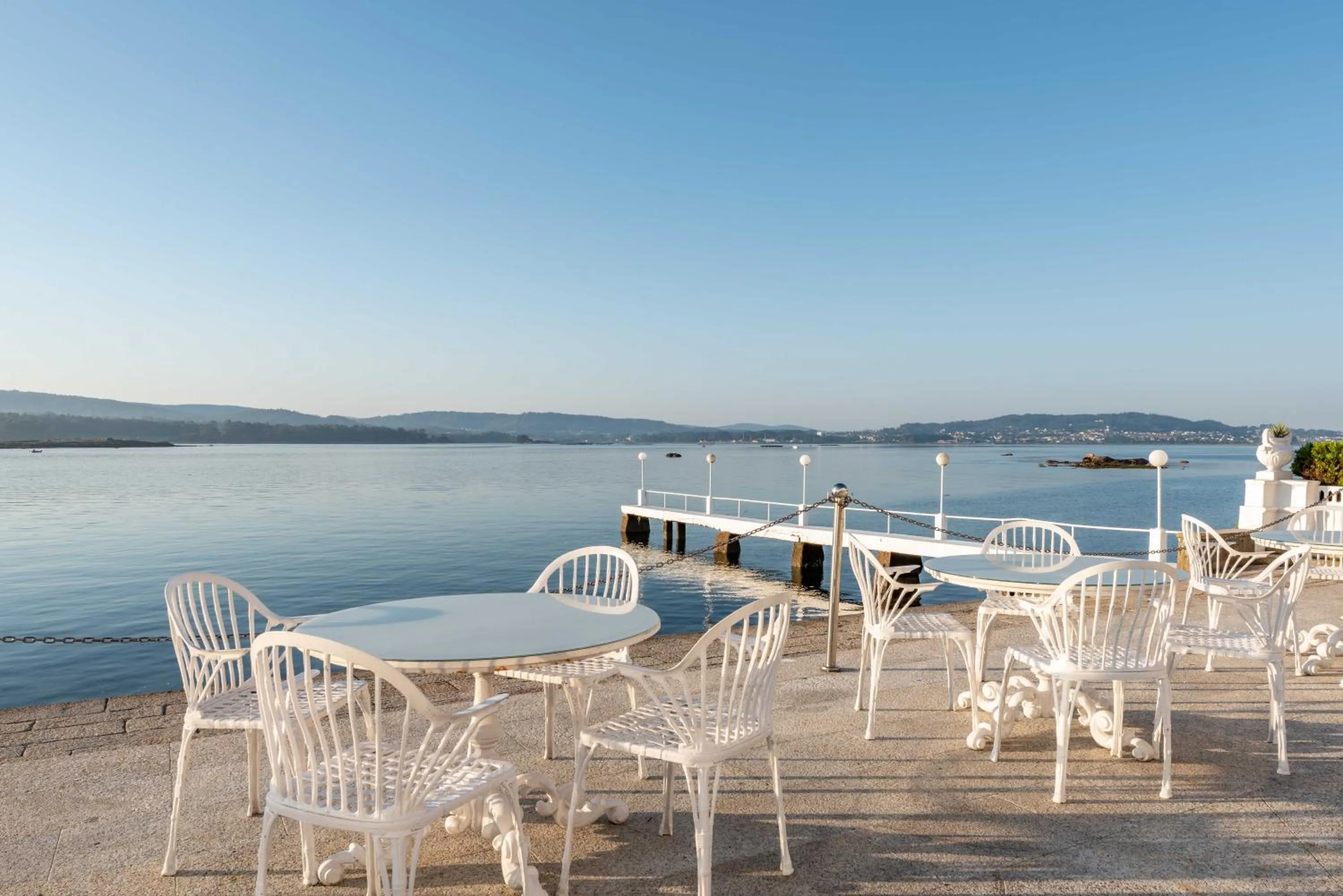Balcony/Terrace in Eurostars Gran Hotel La Toja